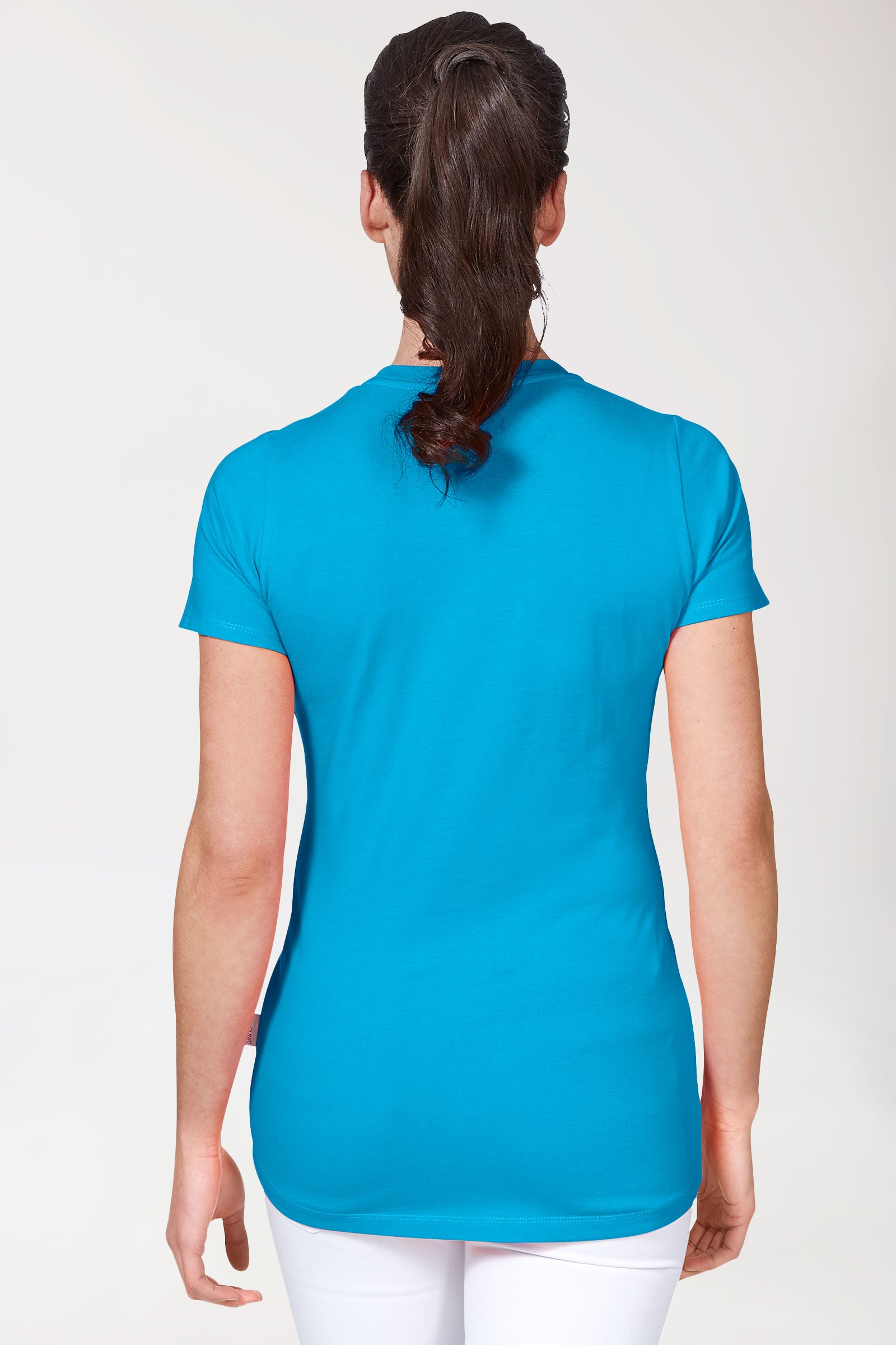 CORE Shirt Damen - Rundhals türkis