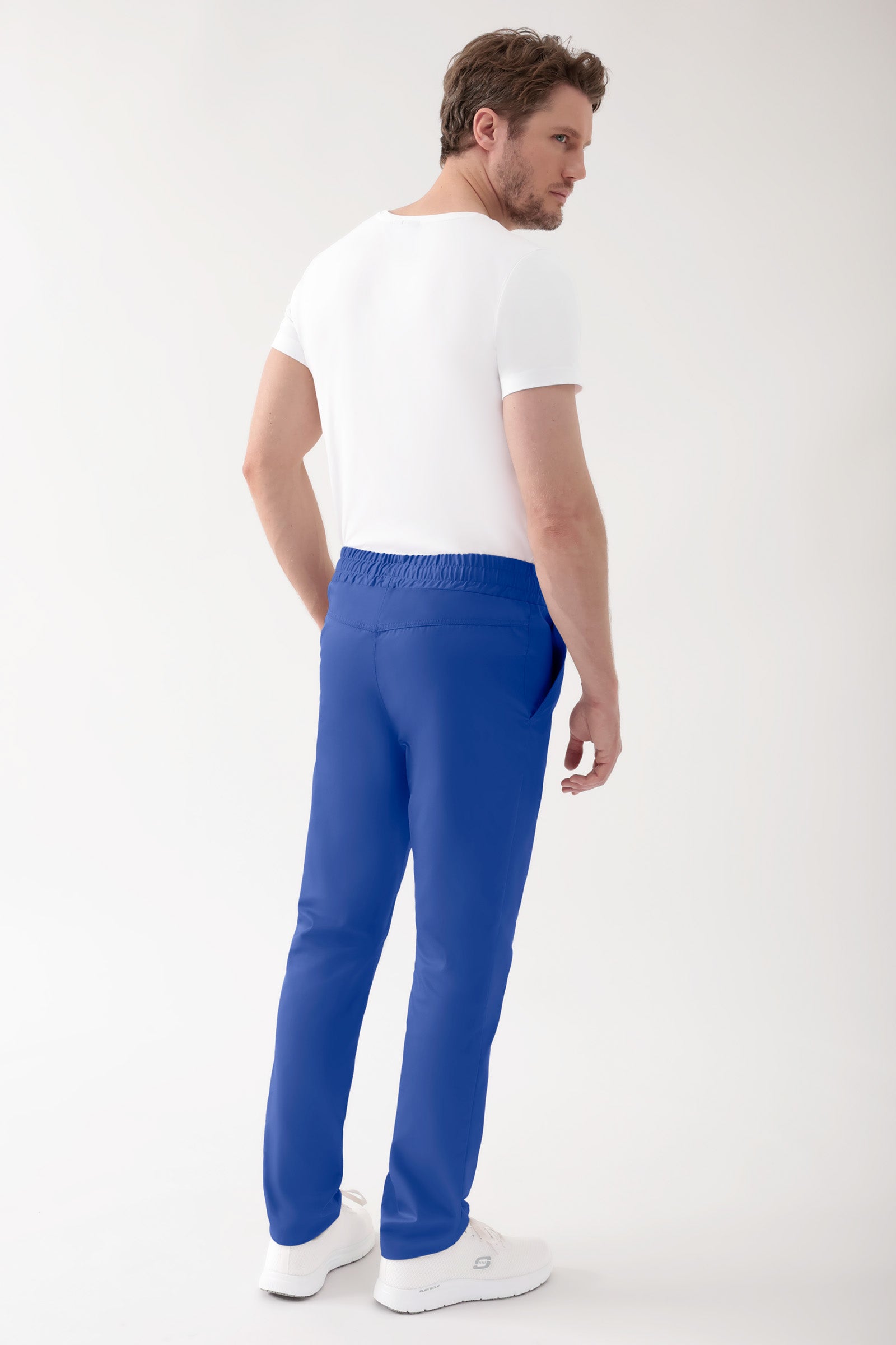 CORE Hose Unisex - hoher Bund königsblau, Rückansicht