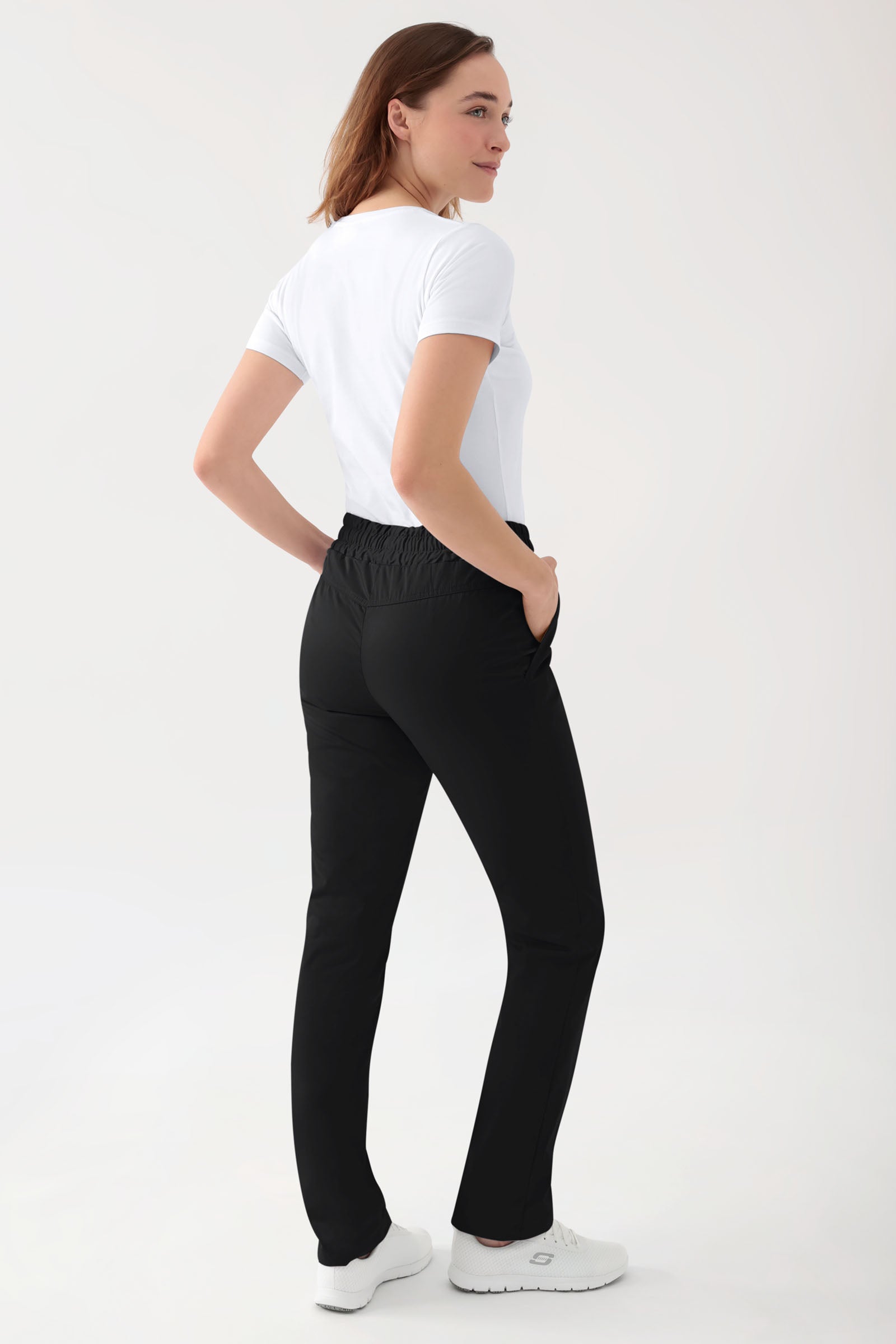 Stretch Hose Unisex - Rundumgummibund schwarz