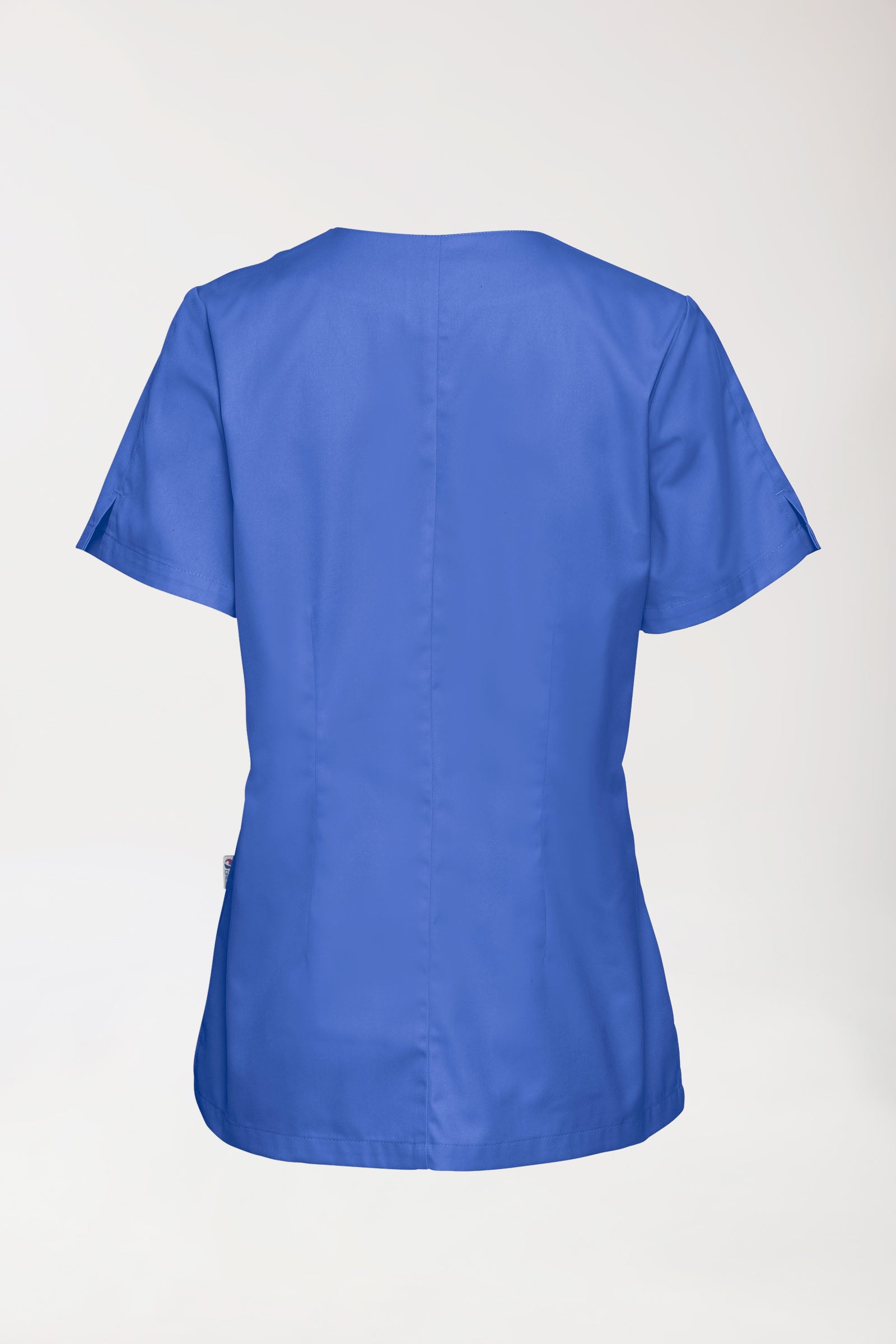 CORE Schlupfkasack Damen curved fit - mit Druckknöpfen königsblau