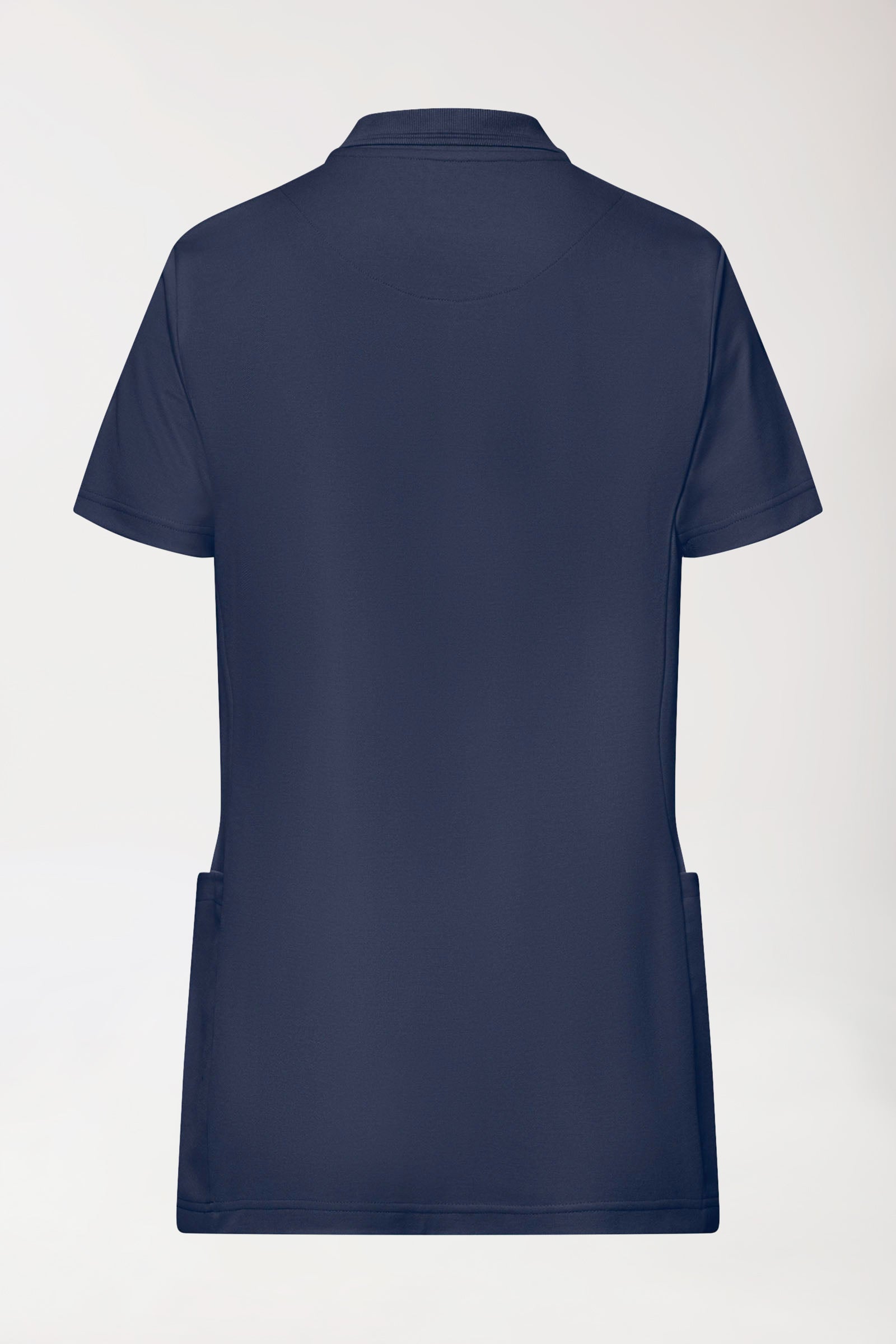 COMFY FLEX Stretch Schlupfkasack Damen - Polokragen navy