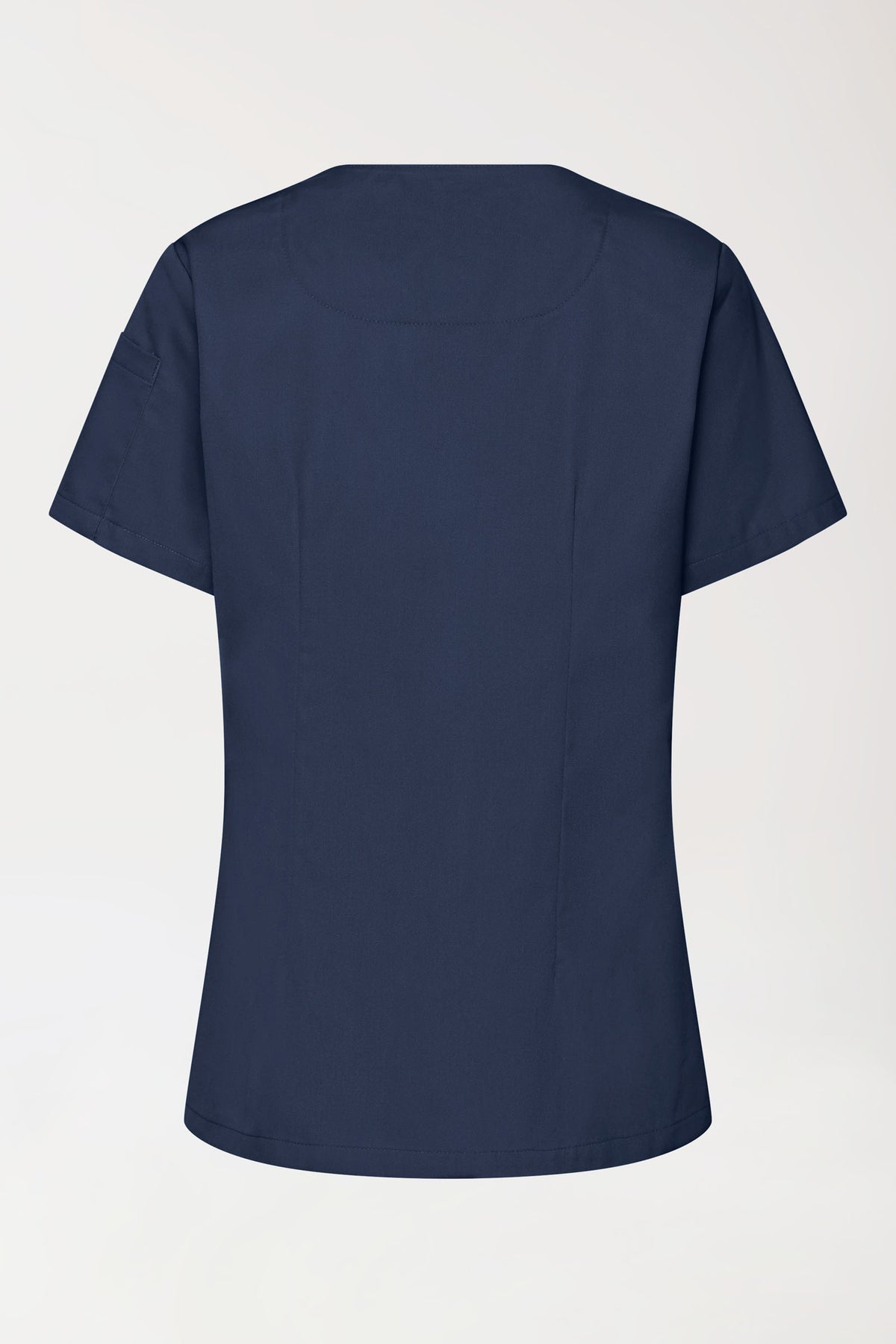 GREEN Stretch Schlupfkasack Damen - V-Ausschnitt navy, Rückansicht