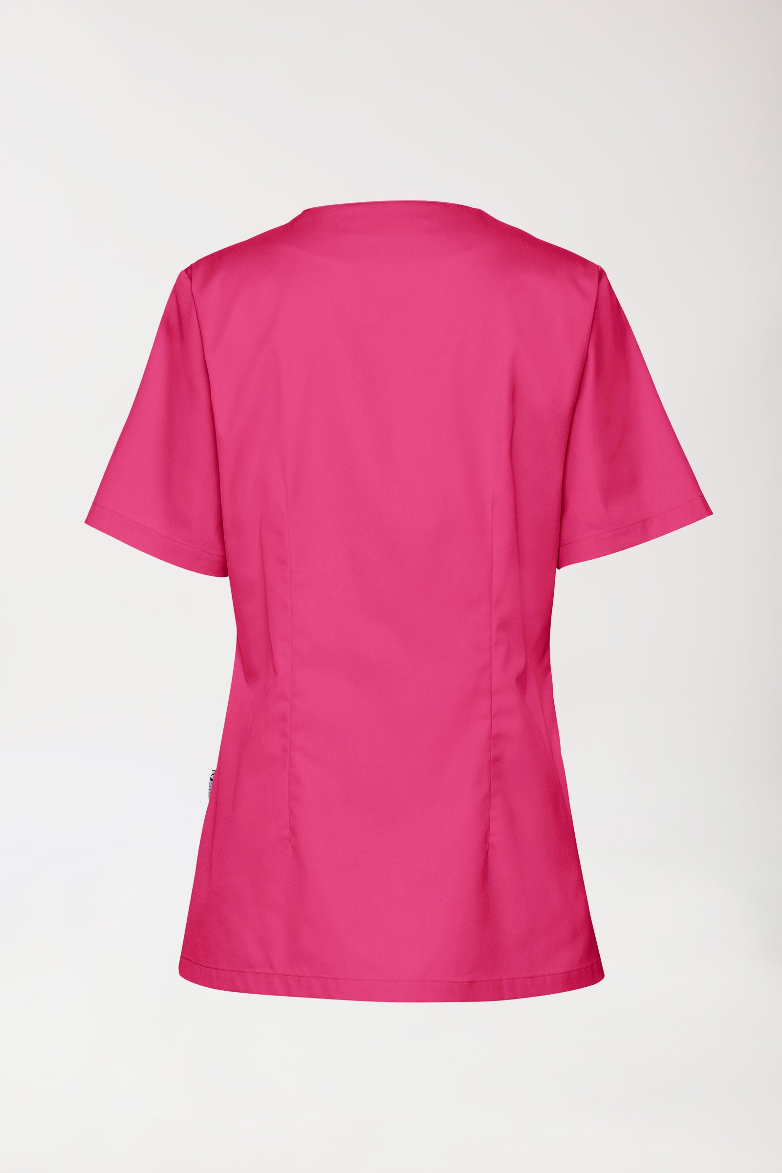 CORE Schlupfkasack Damen - Herzausschnitt pink, Rückansicht