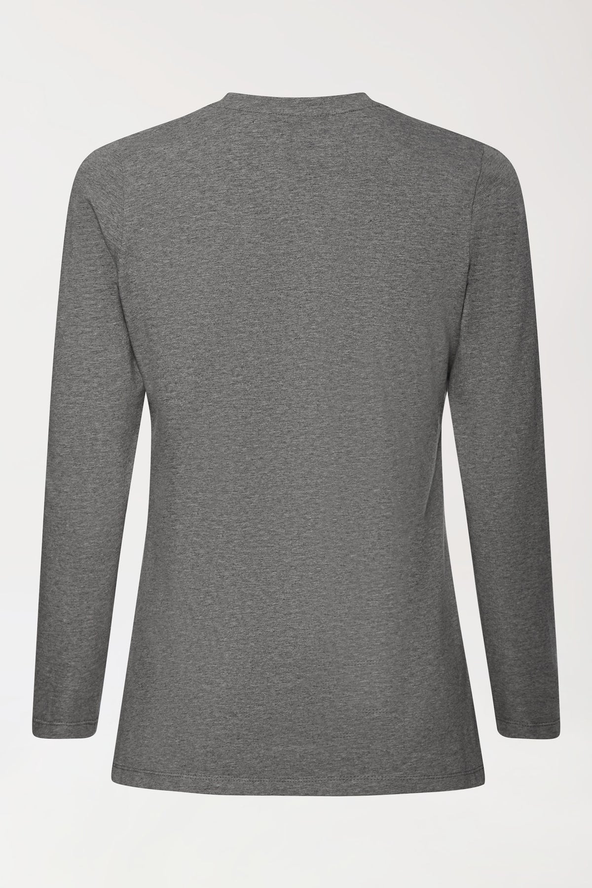 CORE Shirt Damen - 1/1 Arm dunkelgrau melange