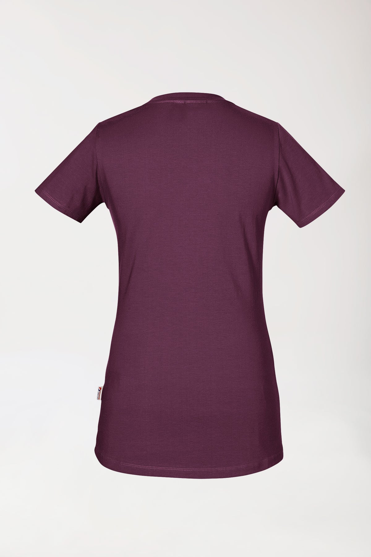 CORE Shirt Damen - Rundhals pflaume