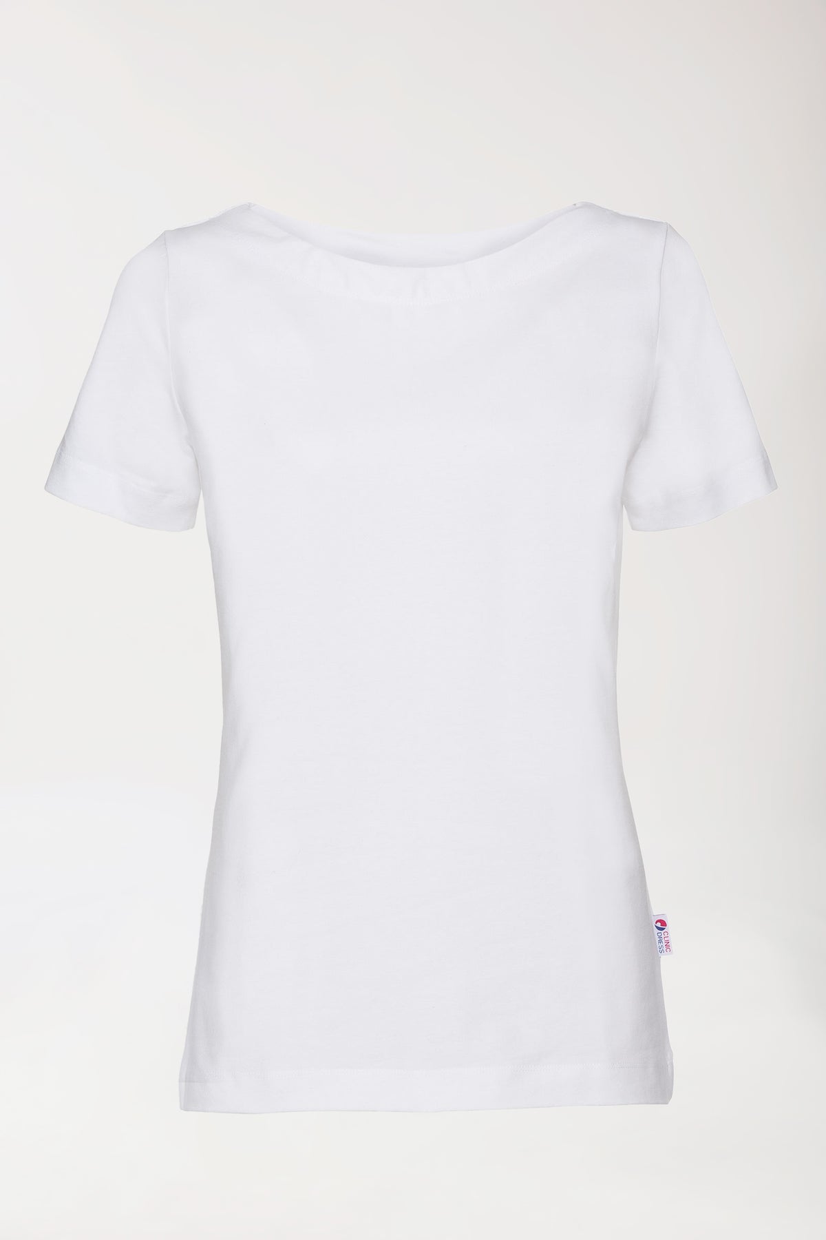 Shirt Damen - 1/2 Arm weiß, Rückansicht