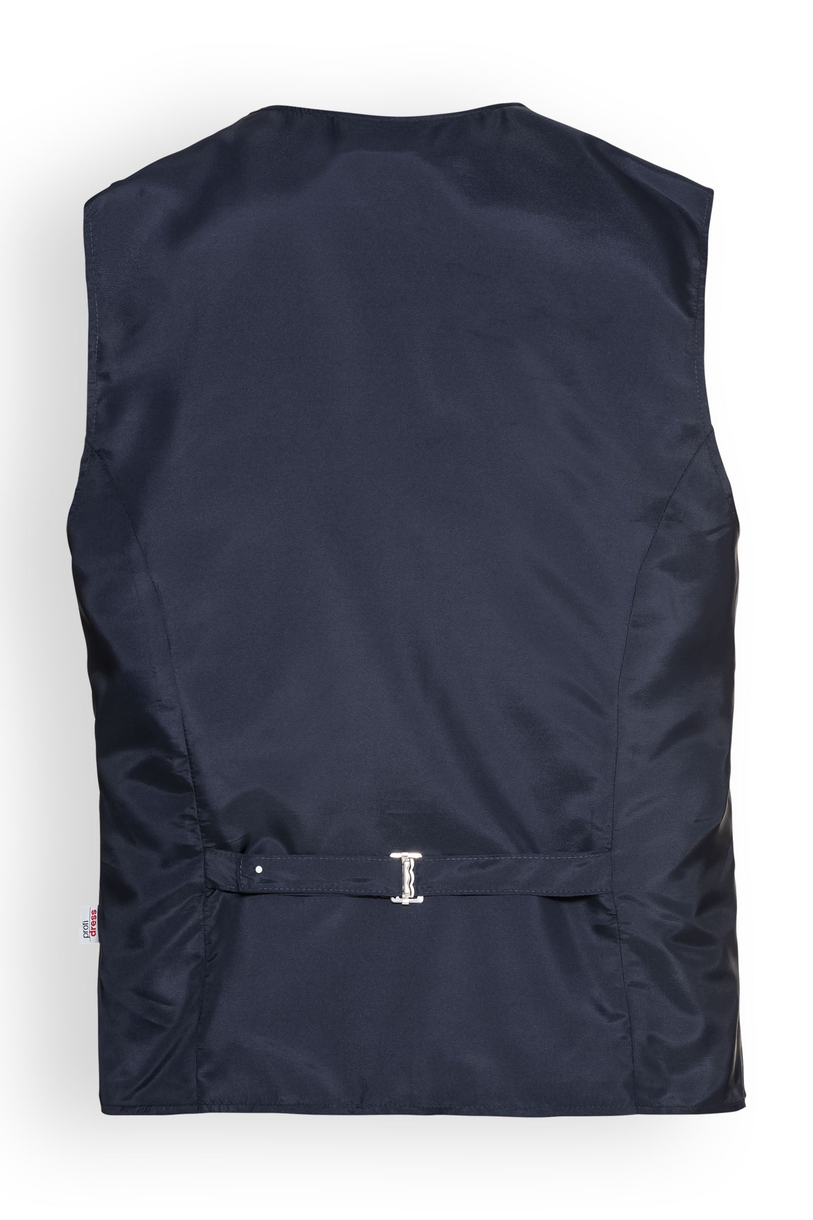 Weste für Herren Blau Melange Navy, Rückansicht