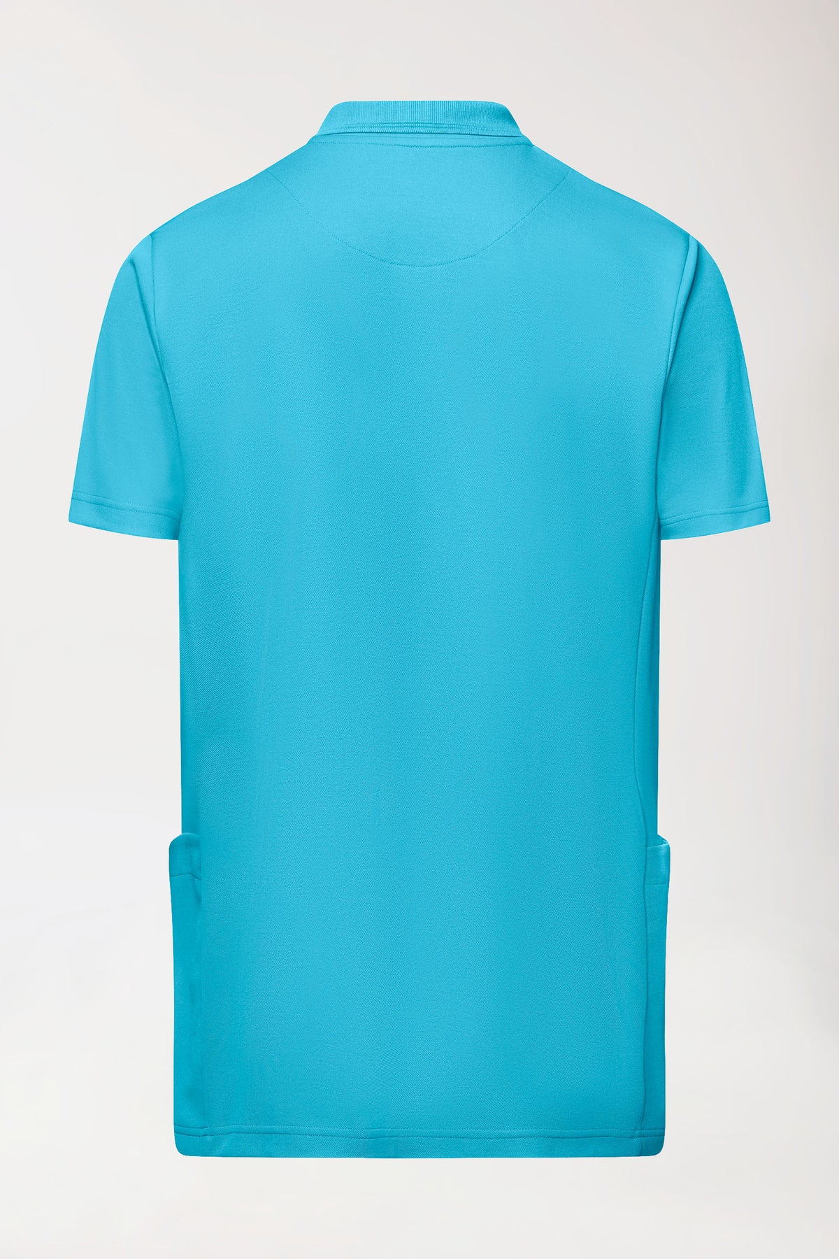 COMFY FLEX Stretch Schlupfkasack Herren - Polokragen türkis