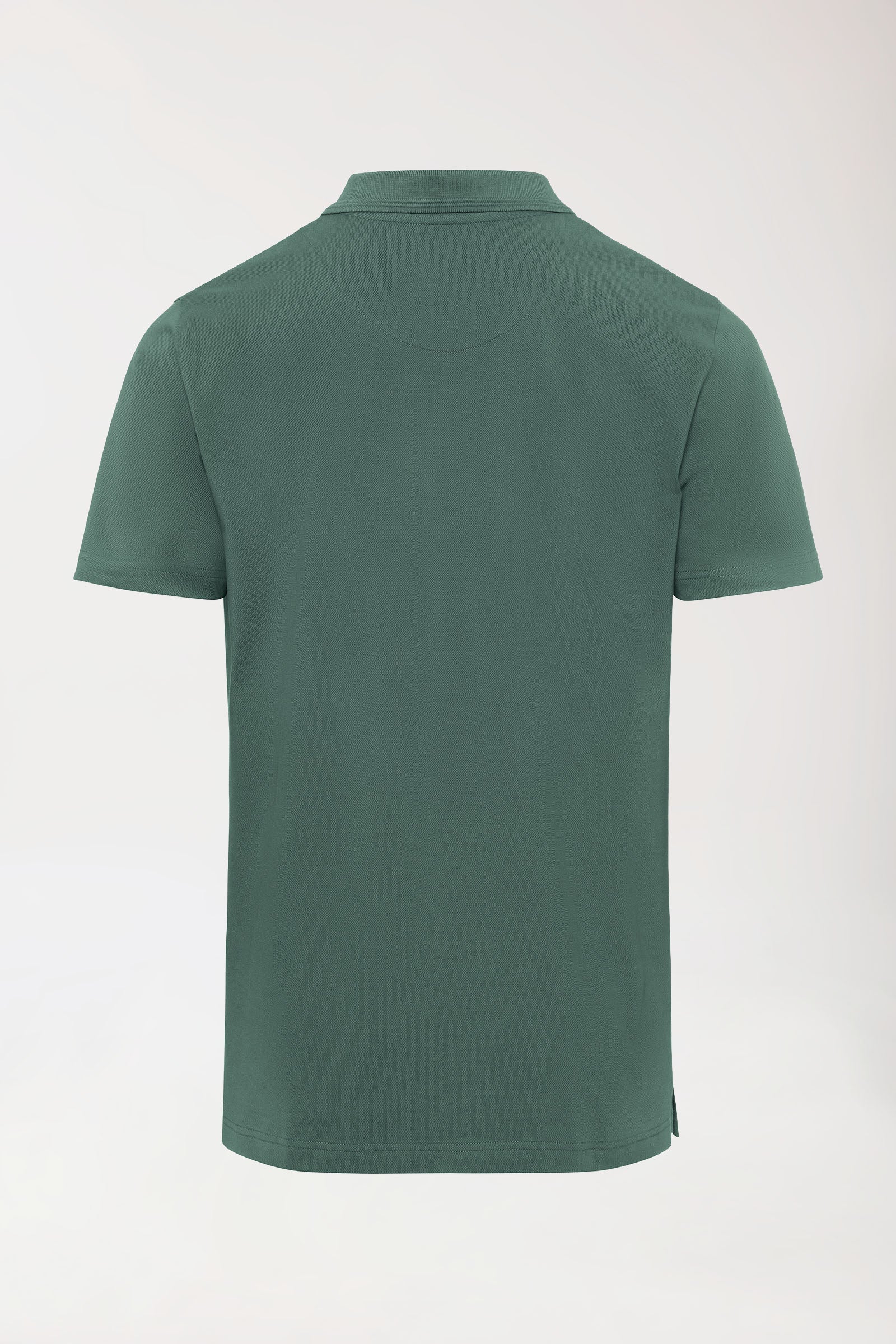 COMFY FLEX Stretch Shirt Herren - Polokragen dunkelgrün
