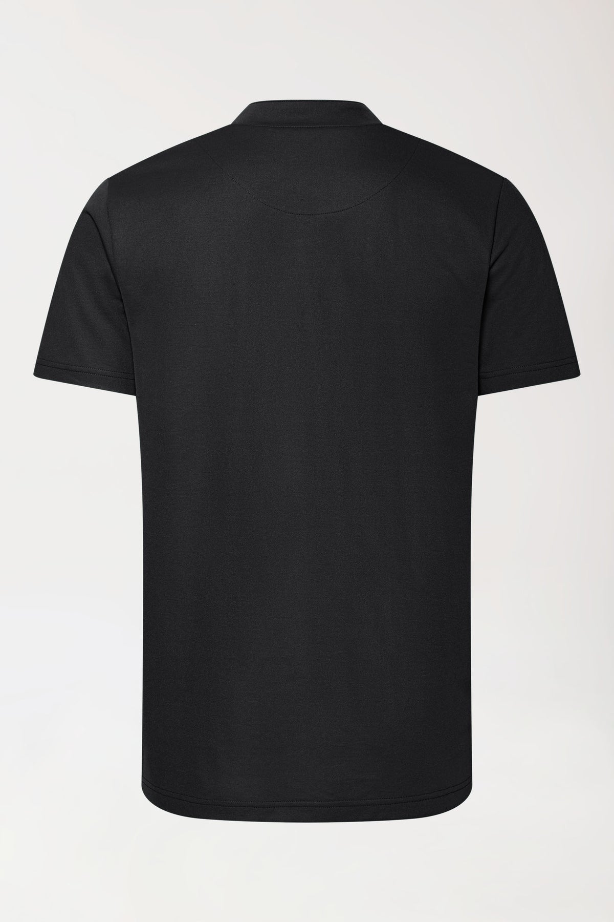 COMFY FLEX Stretch Shirt Herren - Stehkragen schwarz