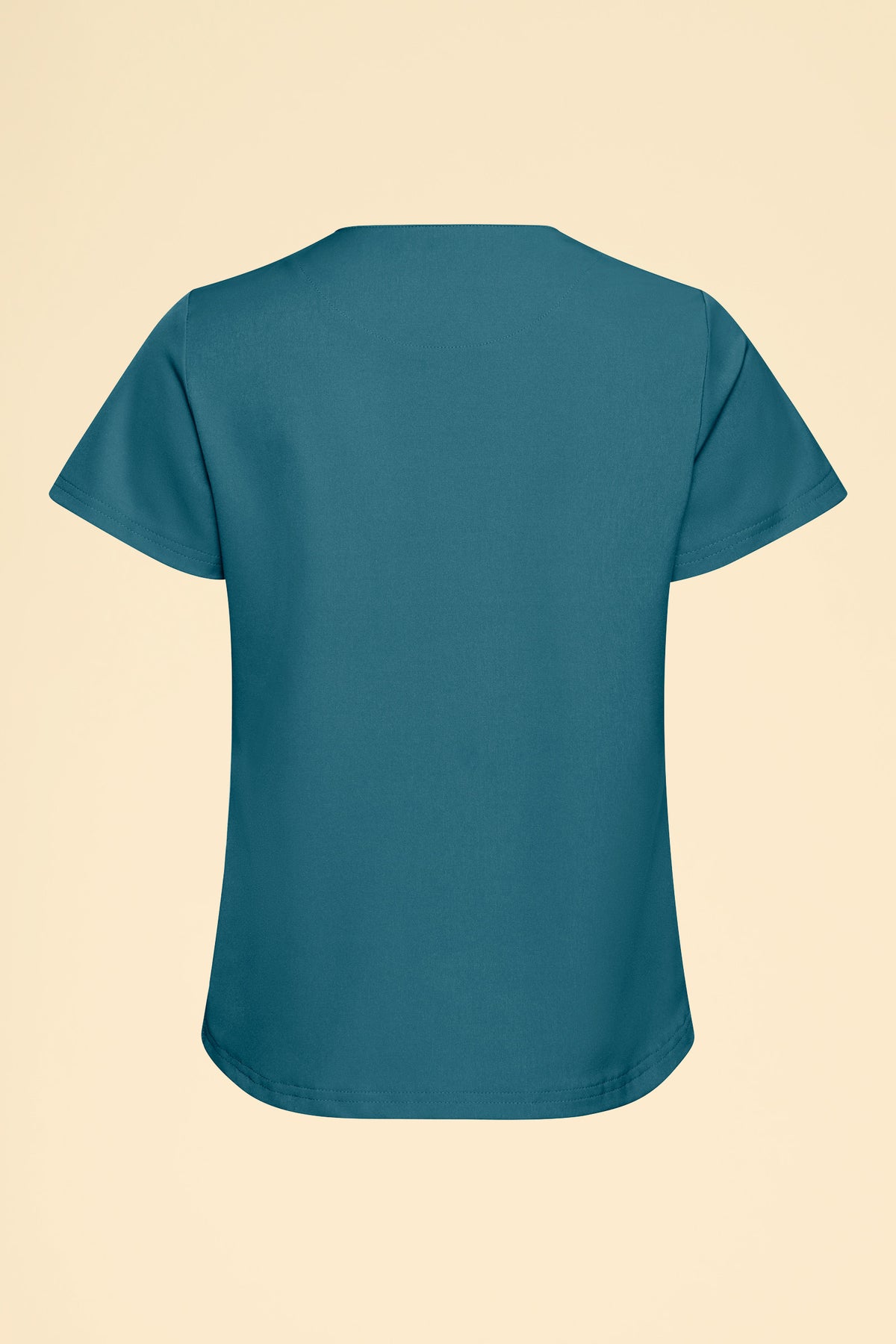 KAERE Shirt Damen - Rundhalsausschnitt petrol, Rückansicht