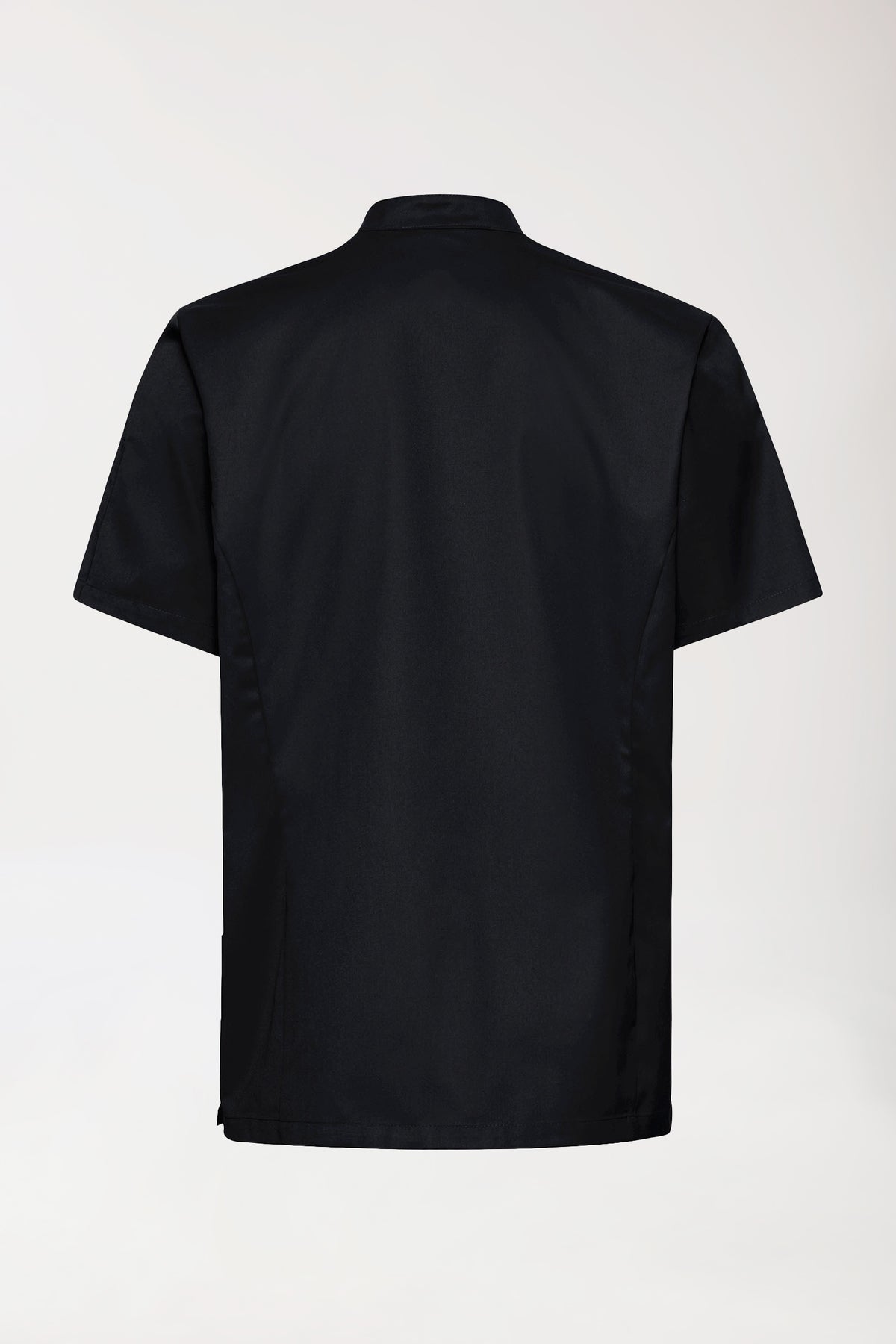 Gastro Kochjacke Herren - 1/2 Arm schwarz, Rückansicht