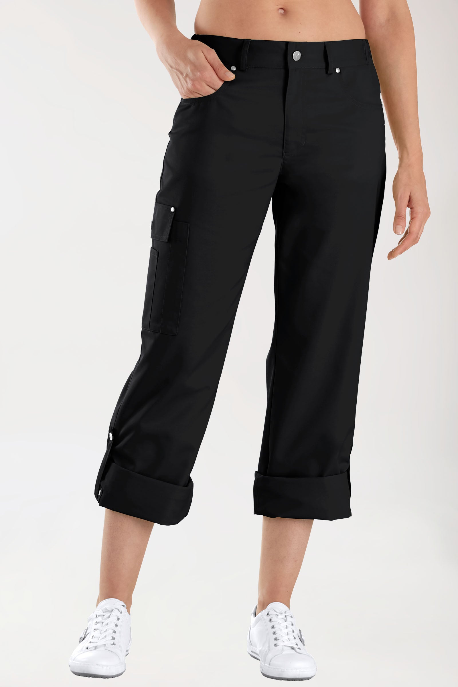 JUST STRONG Hose Unisex - Teilgummibund schwarz, Rückansicht