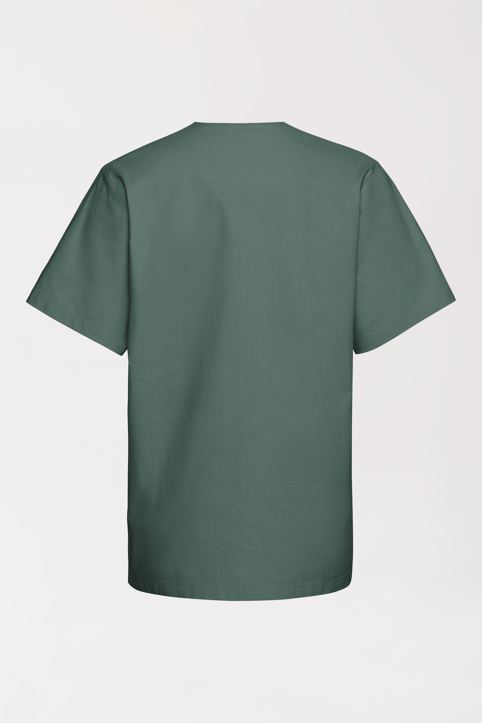 Baumwolle Schlupfkasack Unisex - Doppelpack dunkelgrün, Rückansicht