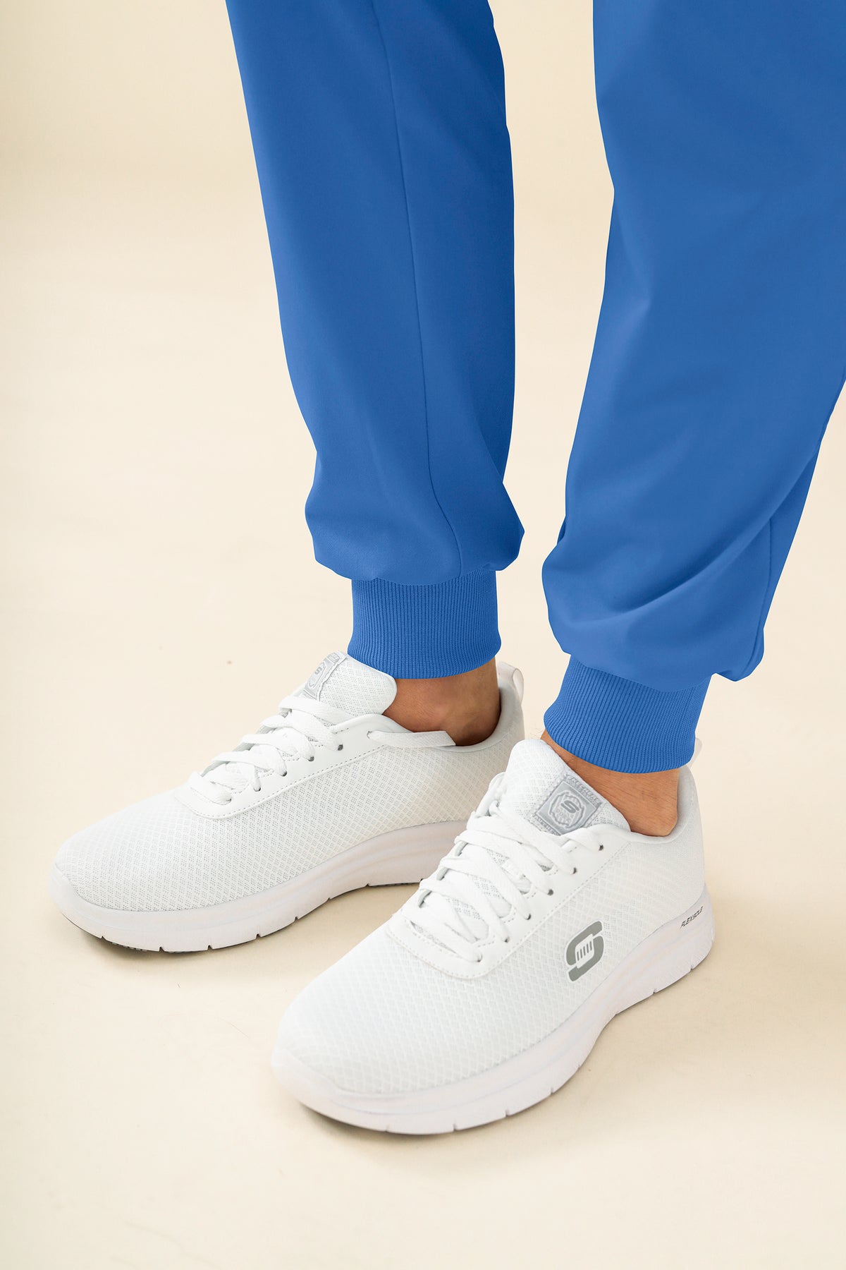 KAERE Hose Herren - Saumbündchen mit Beintaschen blau