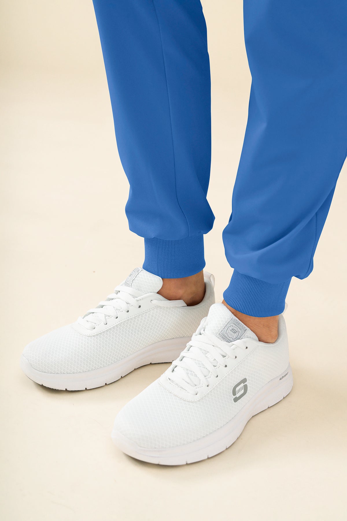 KAERE Hose Herren - Saumbündchen Kurzgr. mit Beintaschen blau