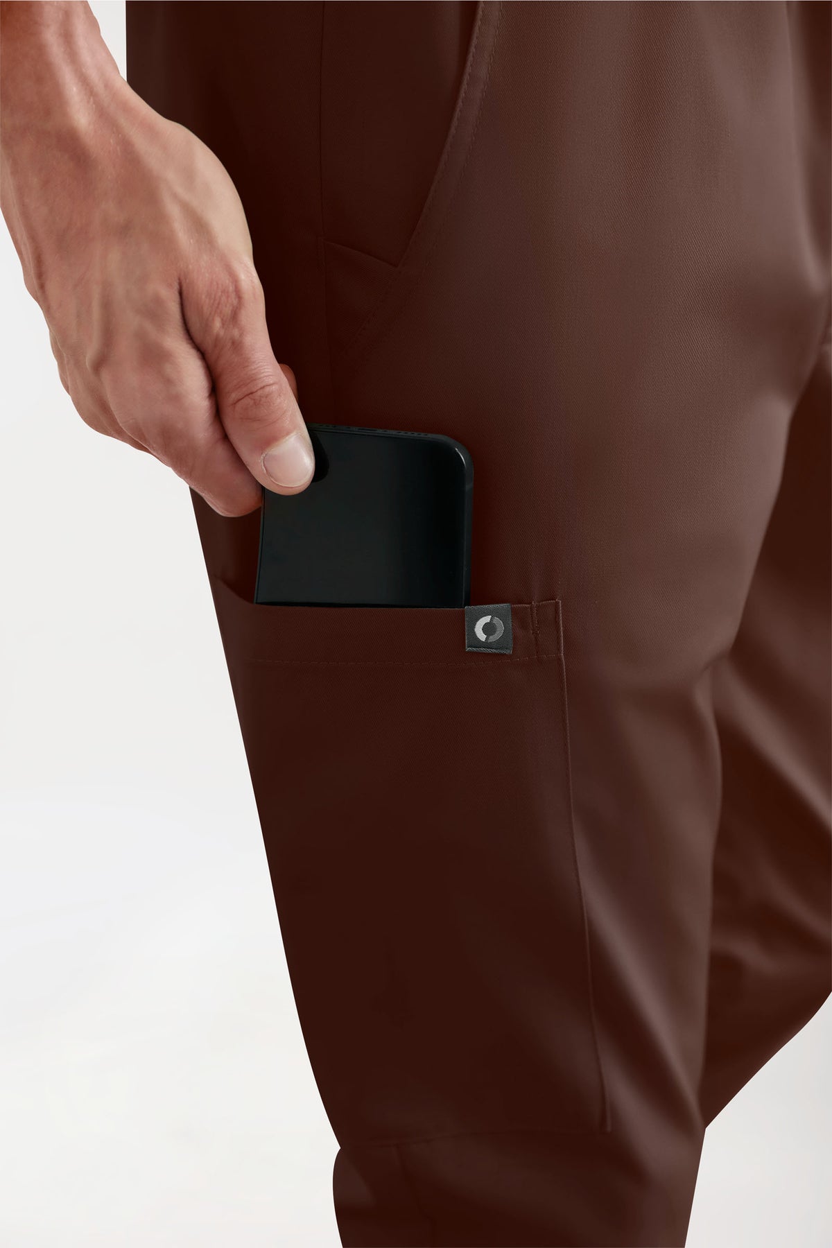GREEN Stretch Hose Herren - Jogpants Style coffee