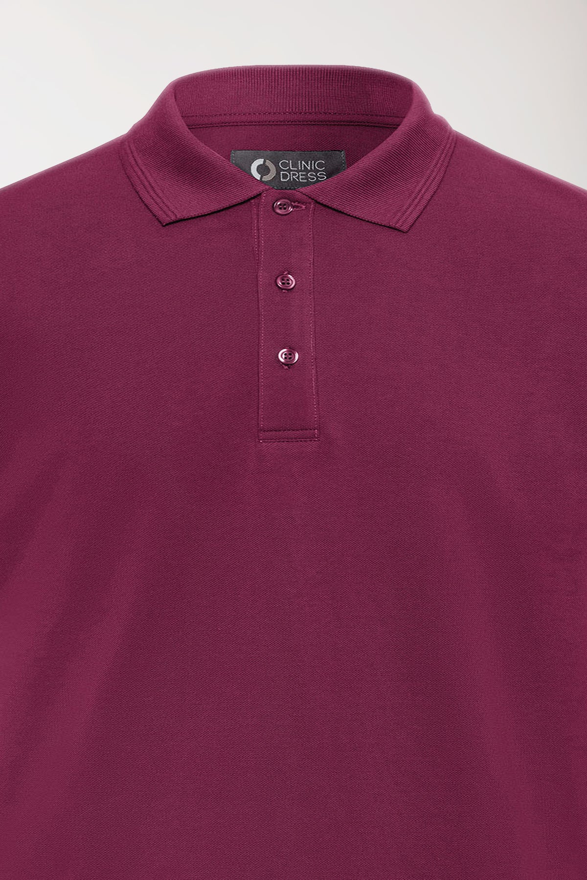 COMFY FLEX Stretch Shirt Herren - Polokragen berry