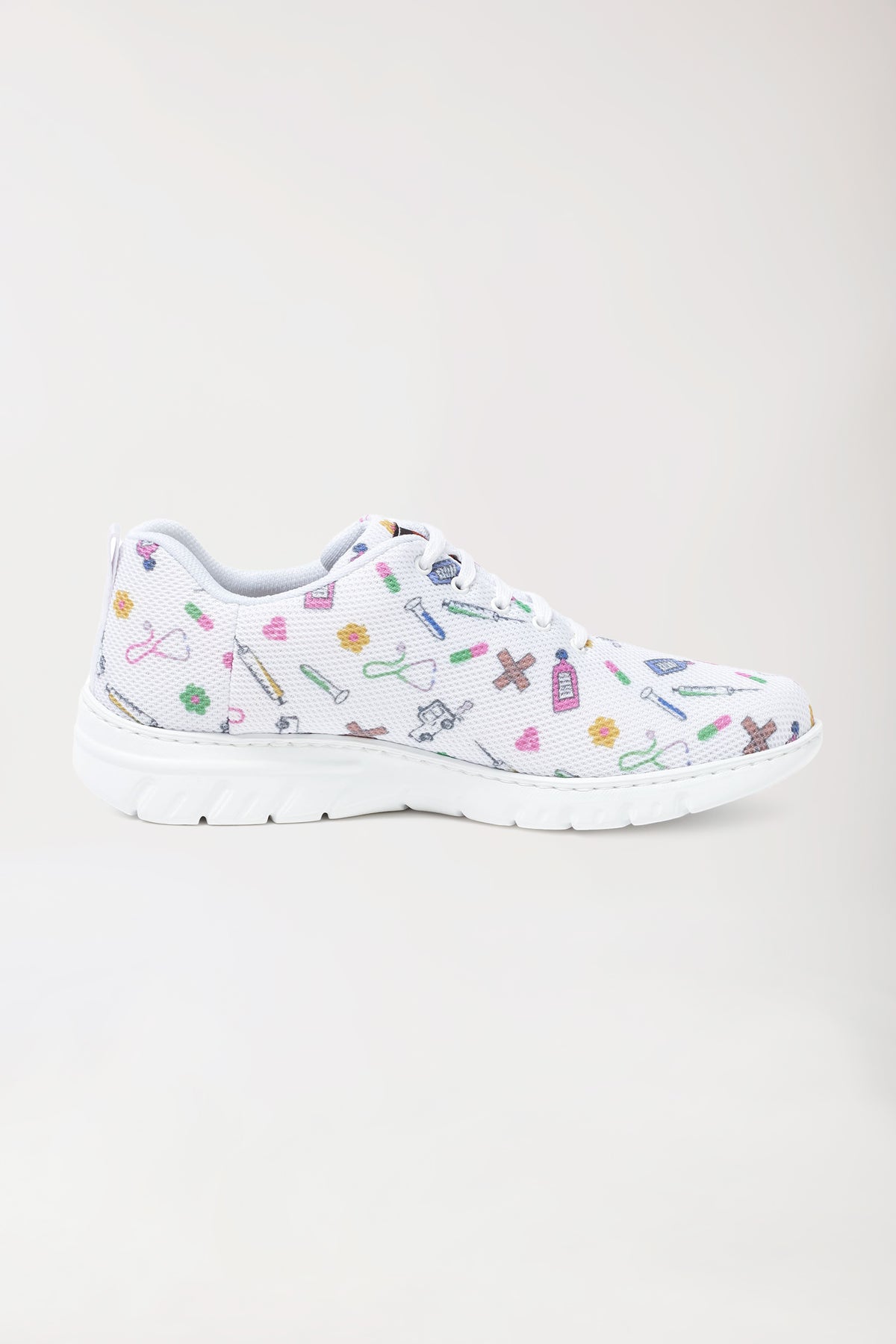 Unisex Berufsschuh weiß/bunt