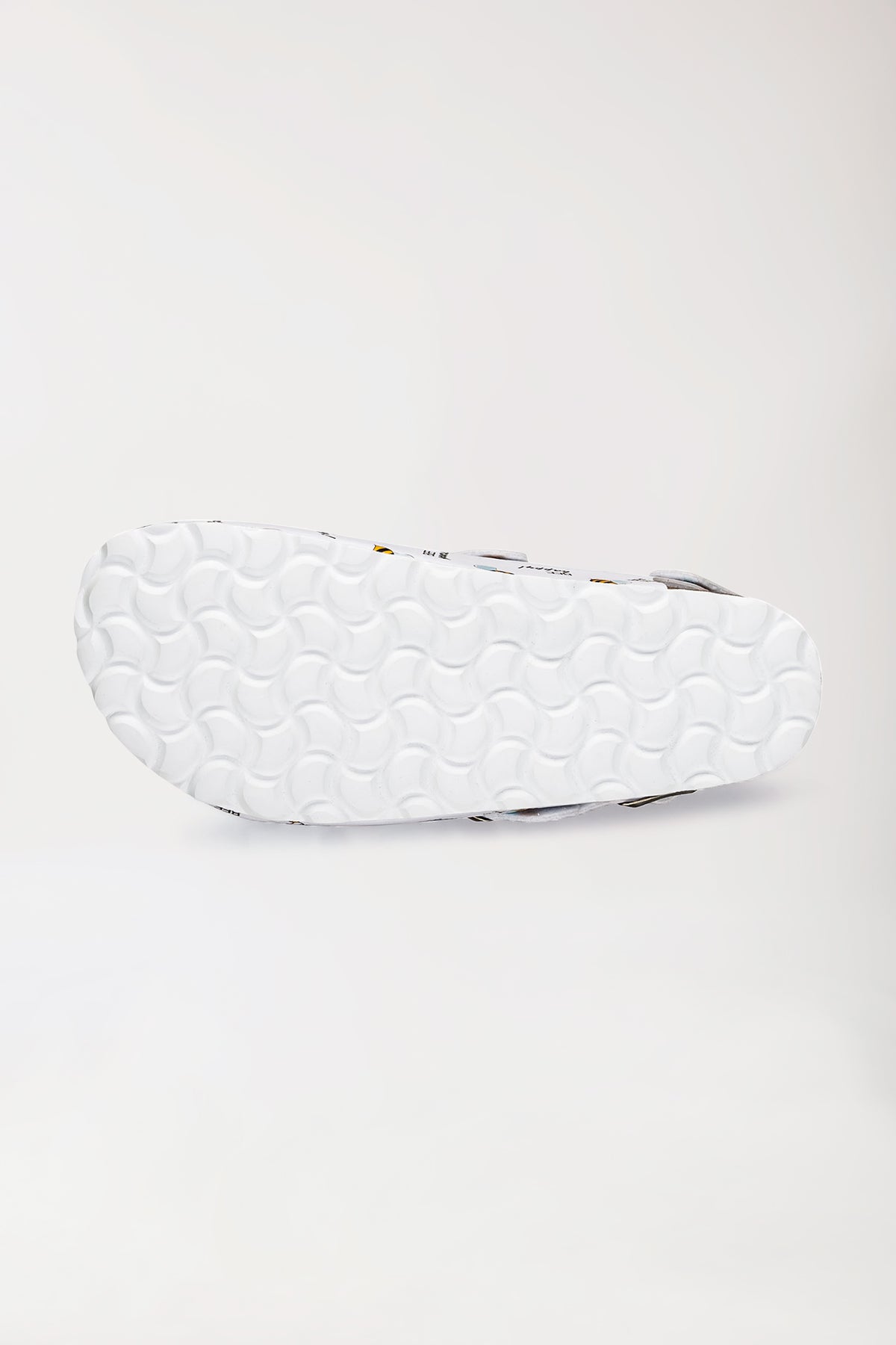 Unisex Clog weiß/gelb/schwarz