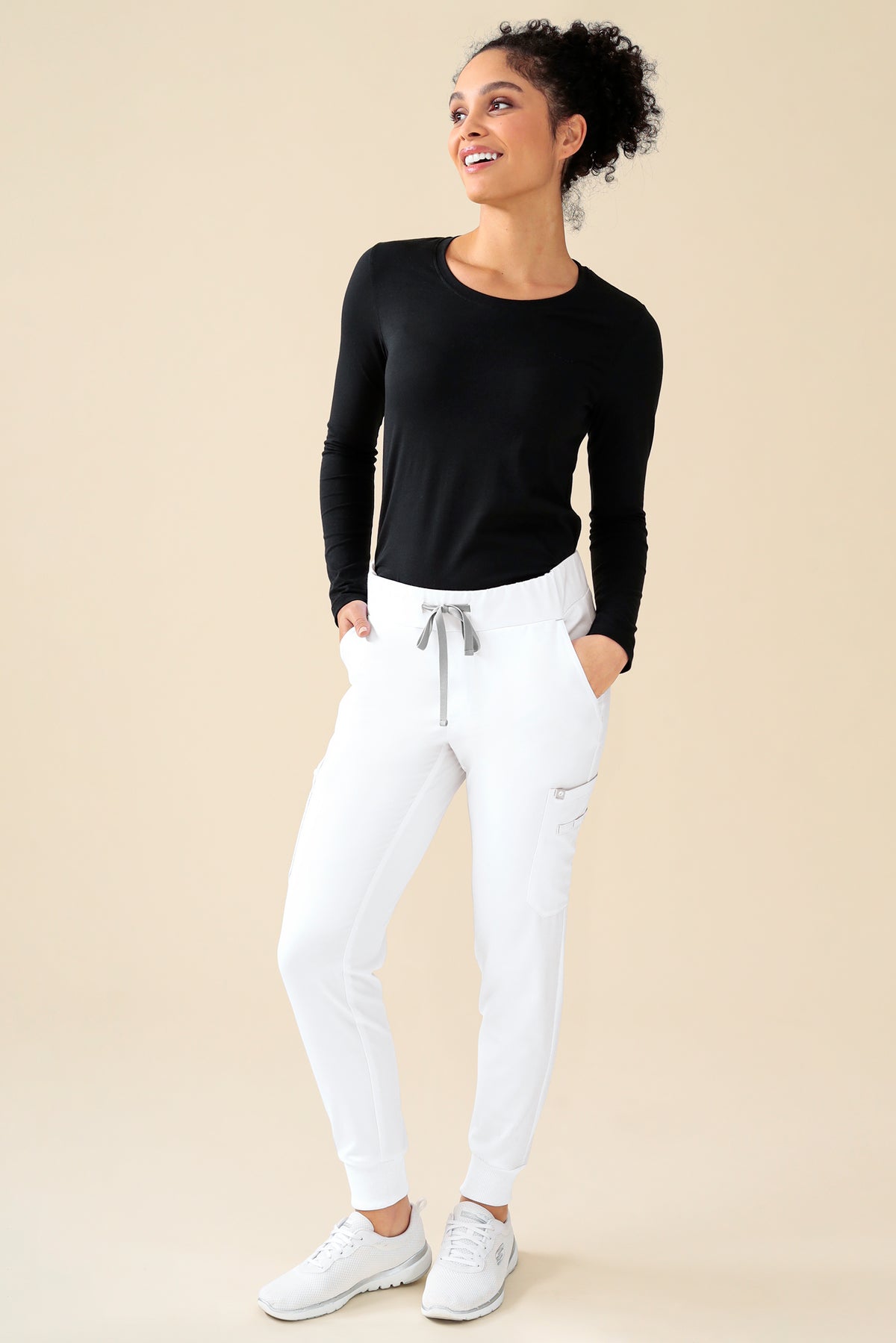 KAERE Shirt Damen - Longsleeve schwarz