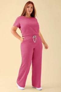 KAERE Hose Damen - weites Bein rosenholz