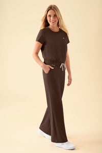 KAERE Hose Damen - weites Bein coffee