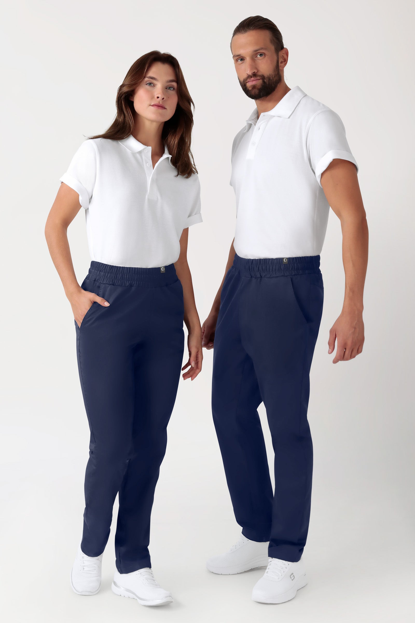 CORE Hose Unisex - hoher Bund navy, Vorderansicht