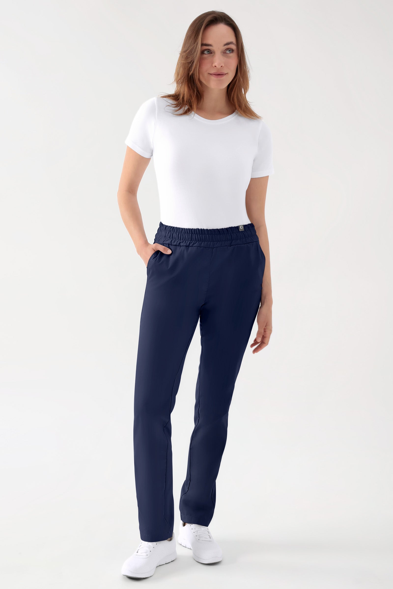 CORE Hose Unisex - hoher Bund navy, Vorderansicht