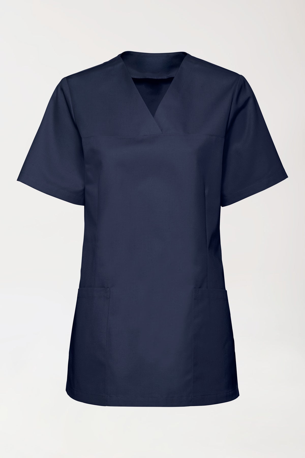 Stretch Schlupfkasack Damen - V-Ausschnitt navy