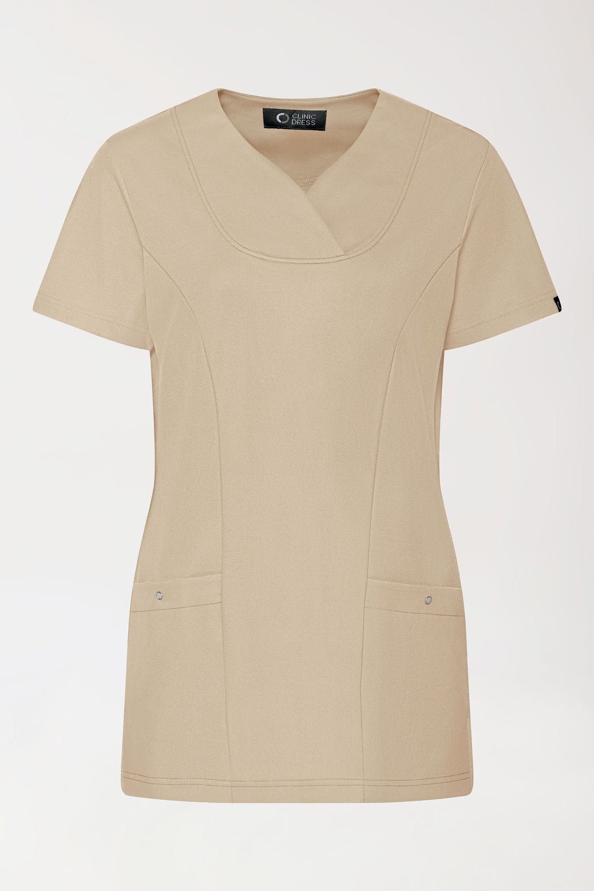 COMFY FLEX Stretch Schlupfkasack Damen - Herzausschnitt sand