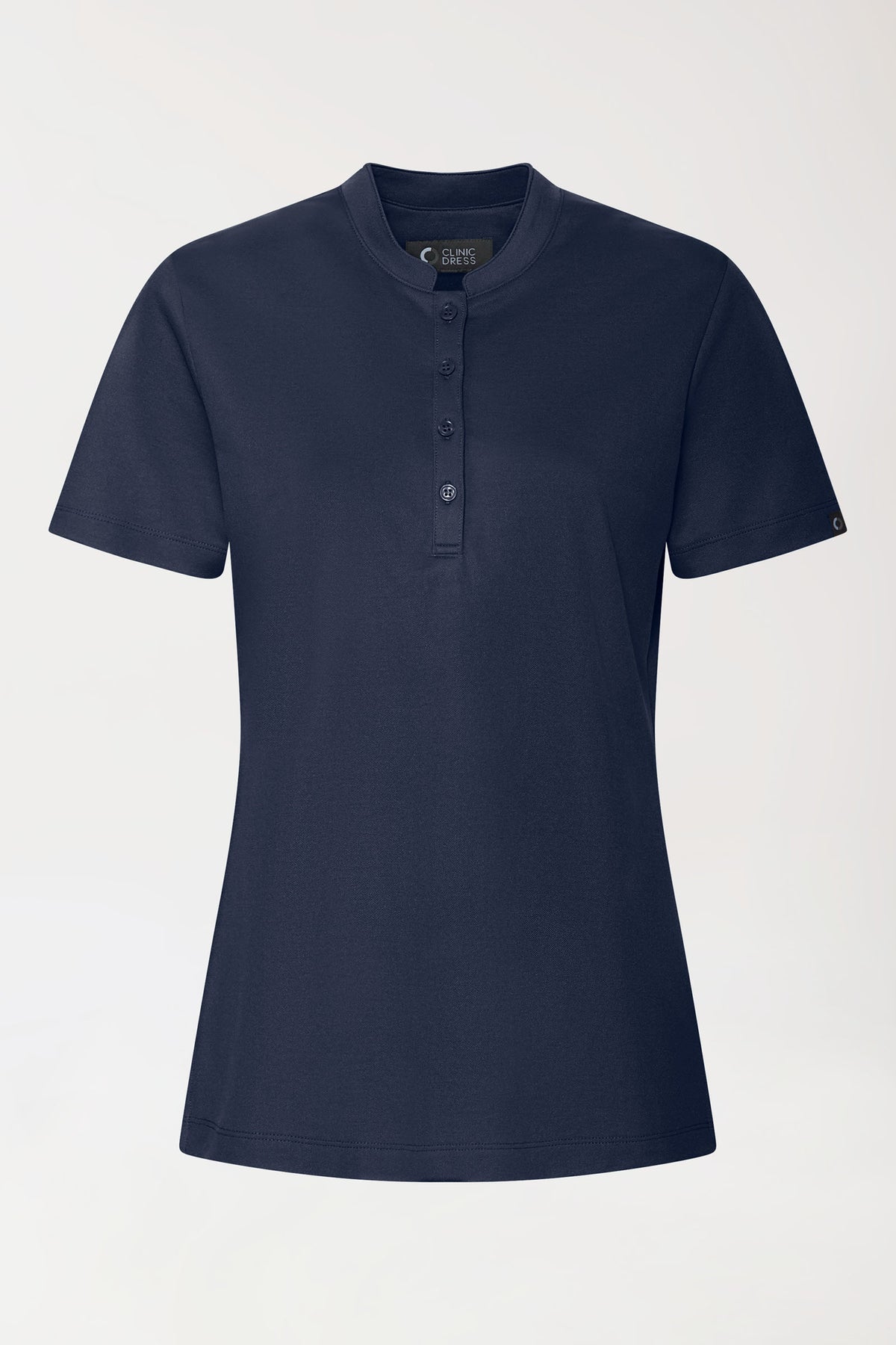 COMFY FLEX Stretch Shirt Damen - Stehkragen navy