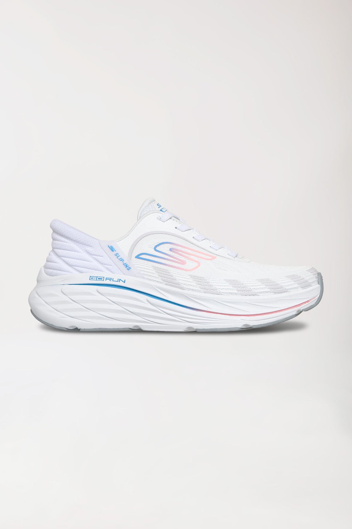Damen Sneaker weiß/rosa, Vorderansicht