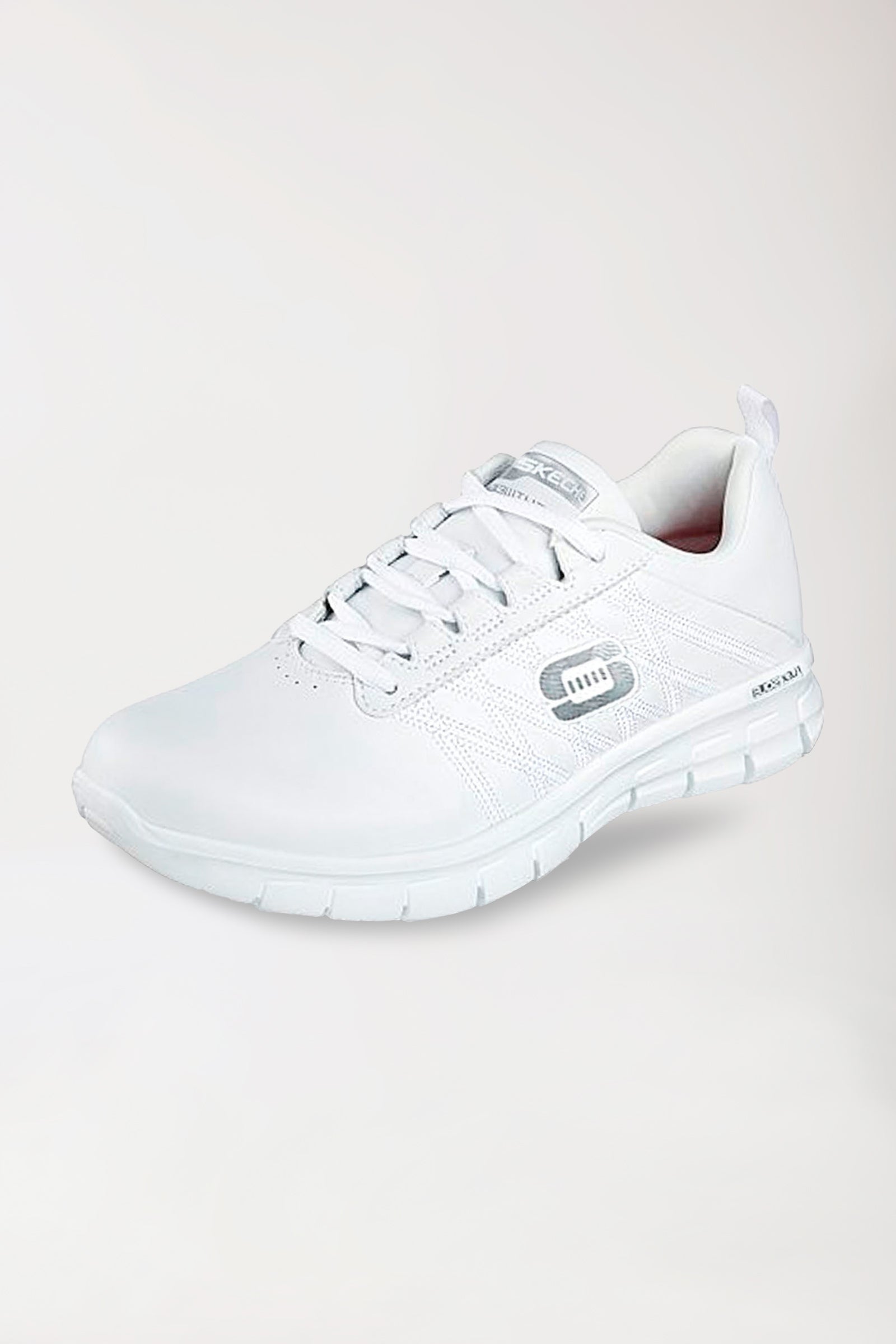 Damen Berufsschuh-SKECHERS-weiß, Vorderansicht