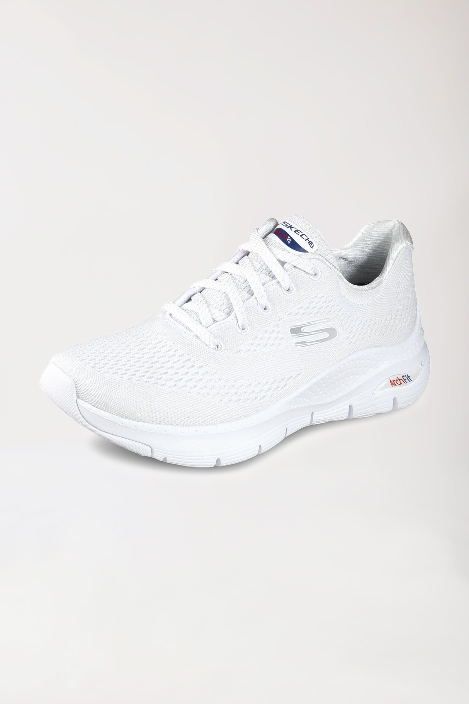 Damen Sneaker-SKECHERS-Memory Foam-weiß, Vorderansicht
