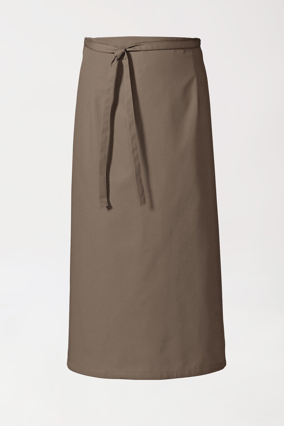 Gastro Bistroschürze Unisex - Einheitsgröße taupe, Vorderansicht