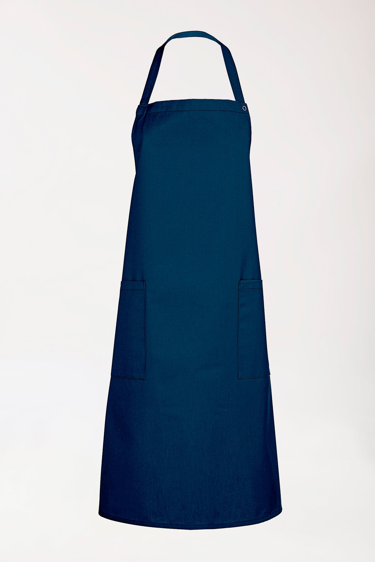 Gastro Latzschürze Unisex - Einheitsgröße navy, Vorderansicht