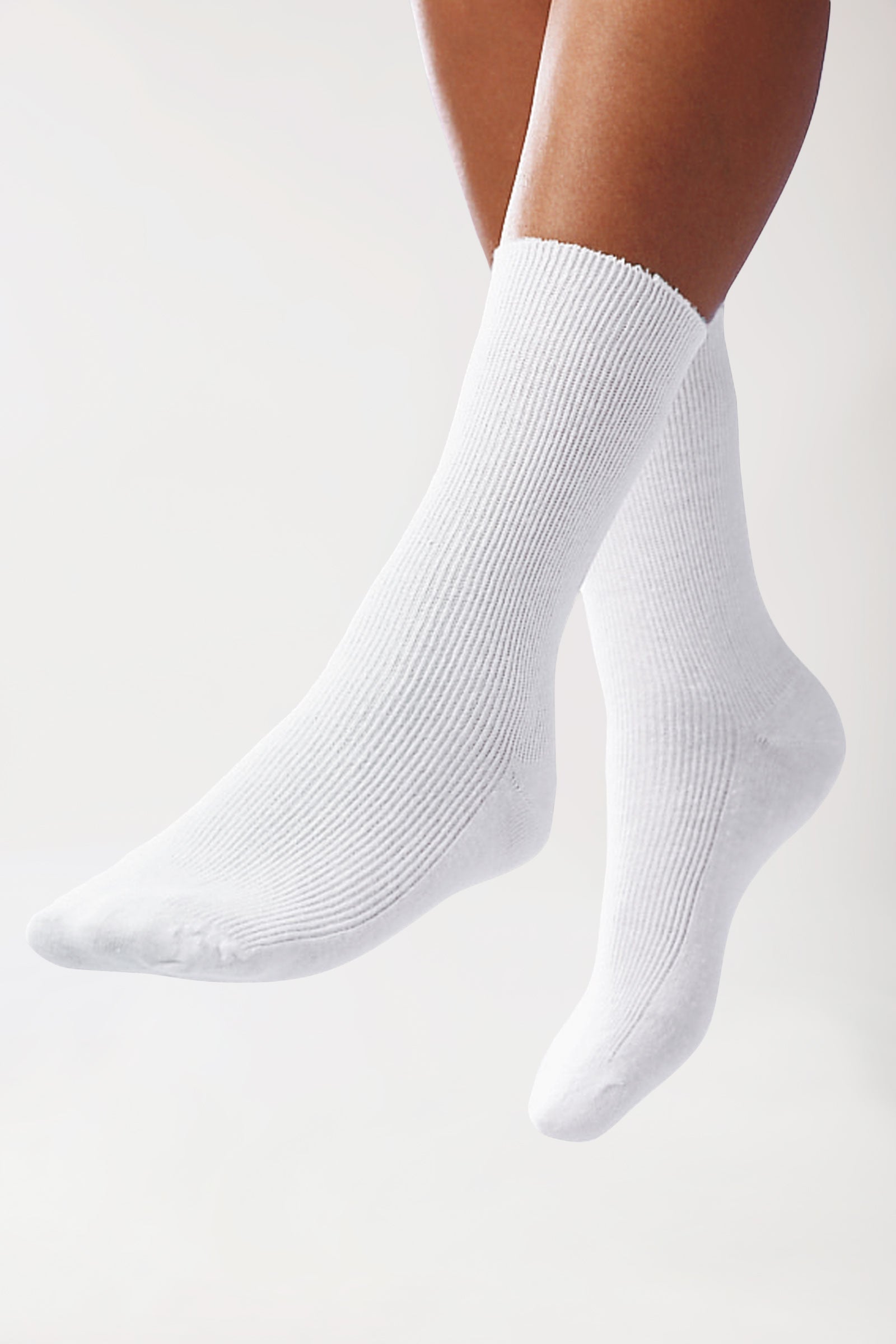 Baumwollsocken 5er-Pack Weiß, Vorderansicht