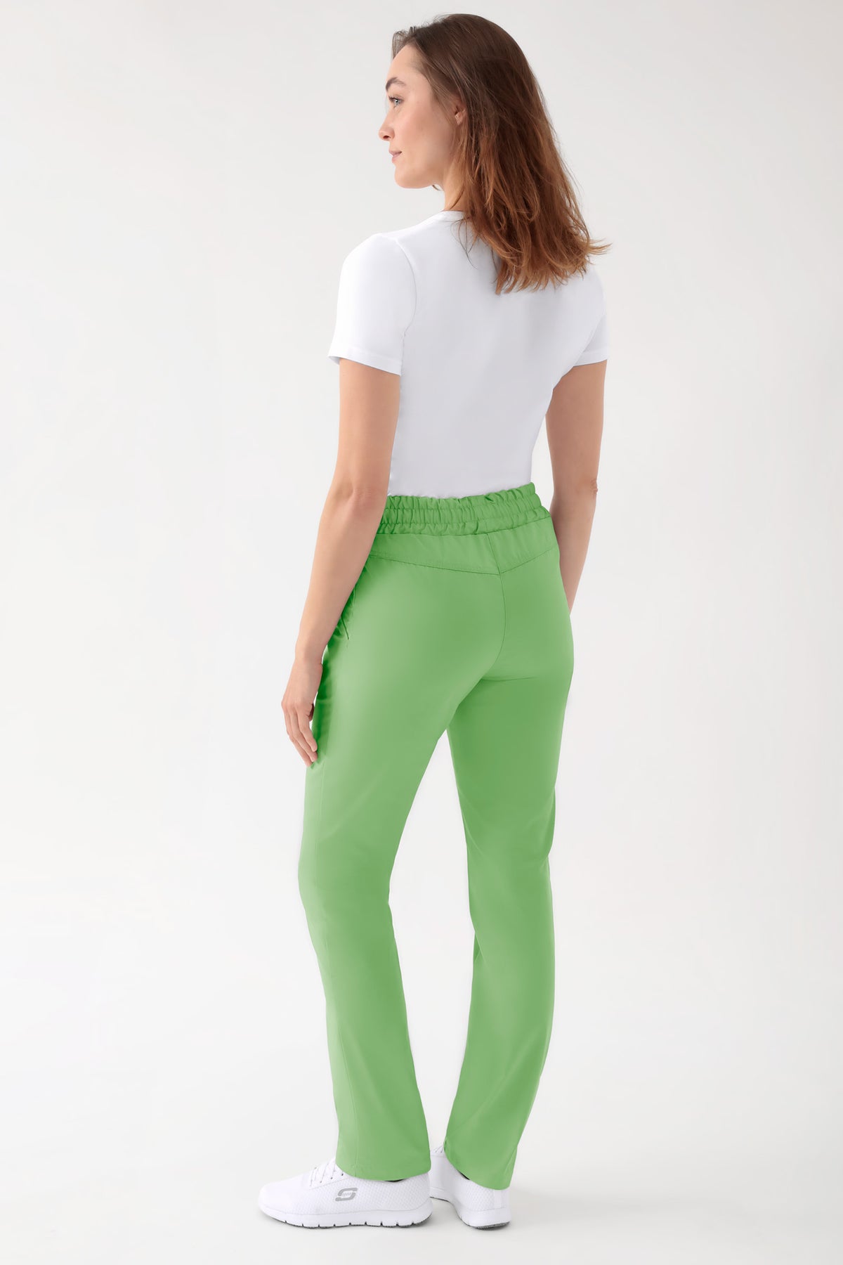 CORE Hose Unisex - hoher Bund apfelgrün, Rückansicht 
