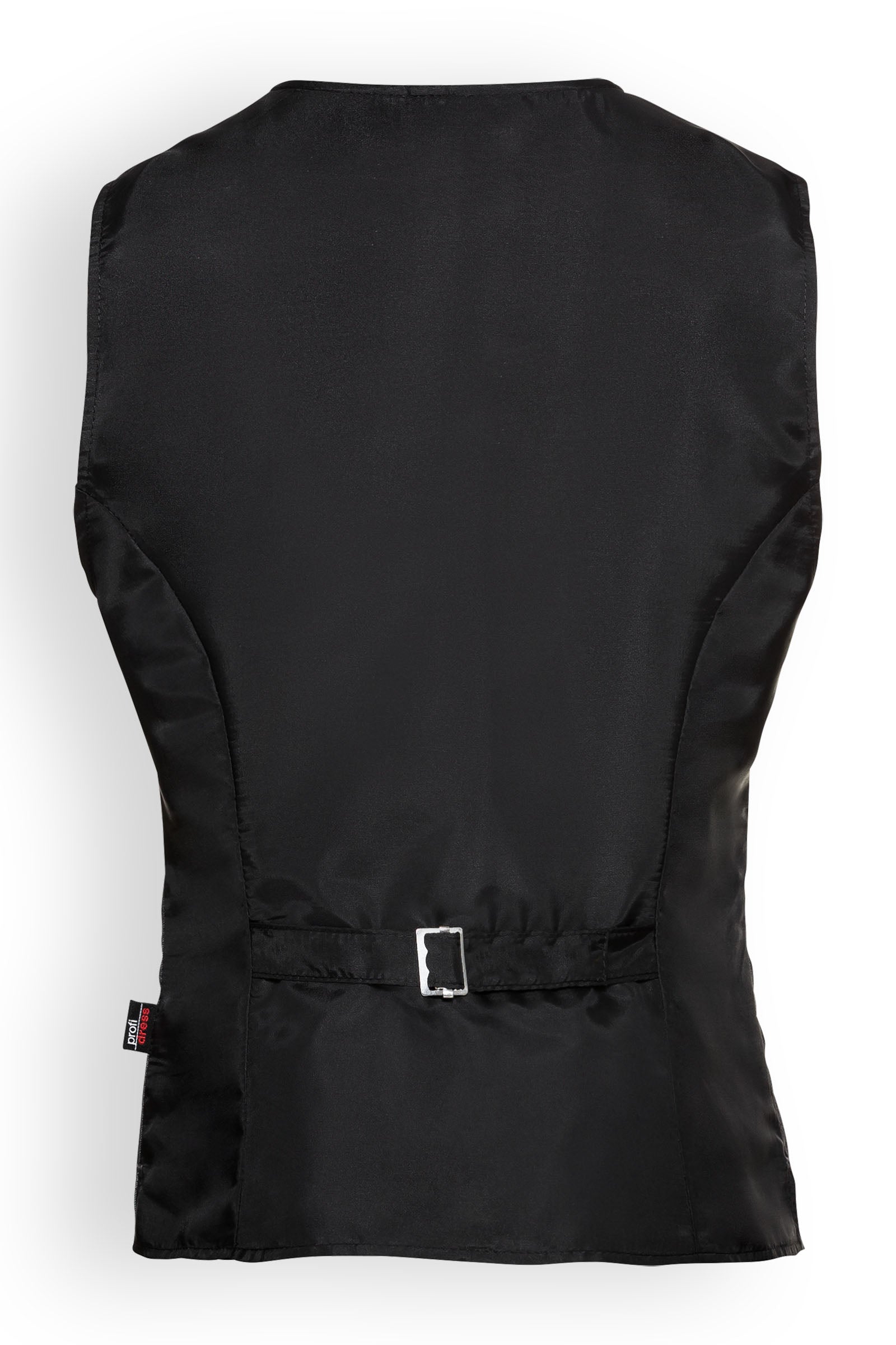 Weste für Damen Jeansschwarz Schwarz, Rückansicht 