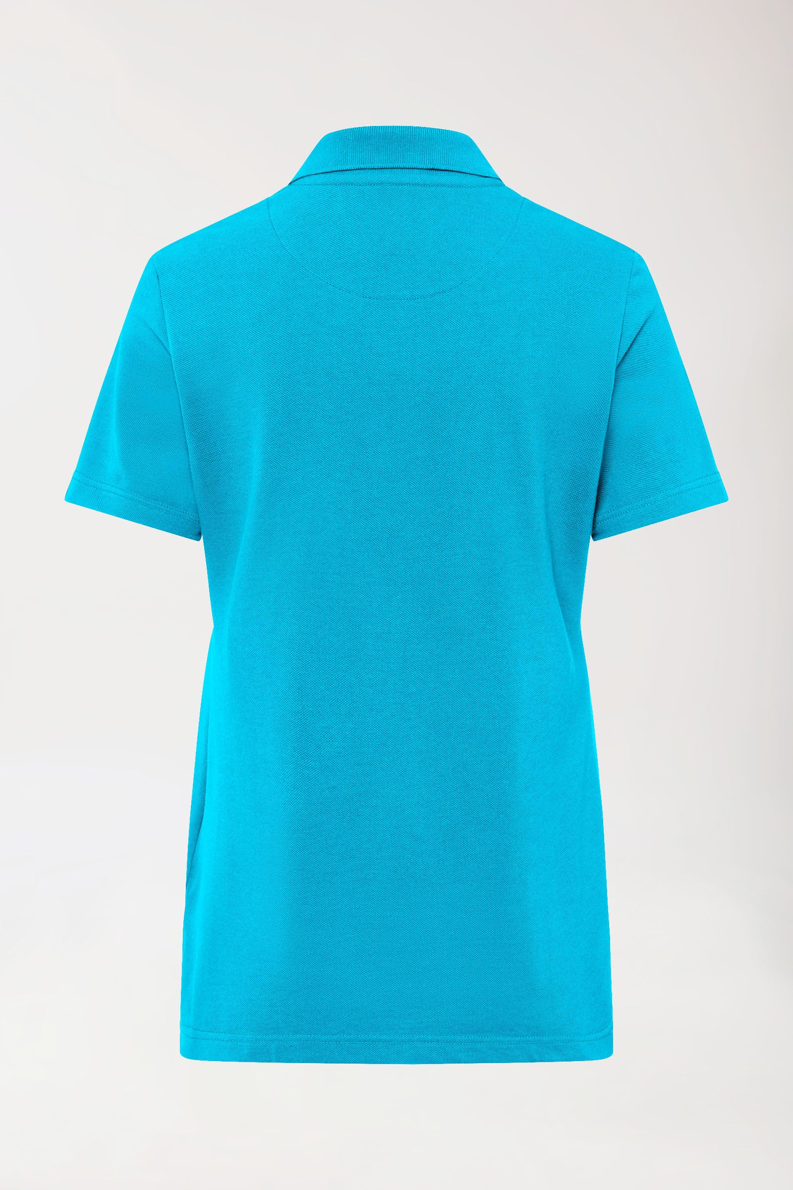 CORE Shirt Damen - Polokragen türkis