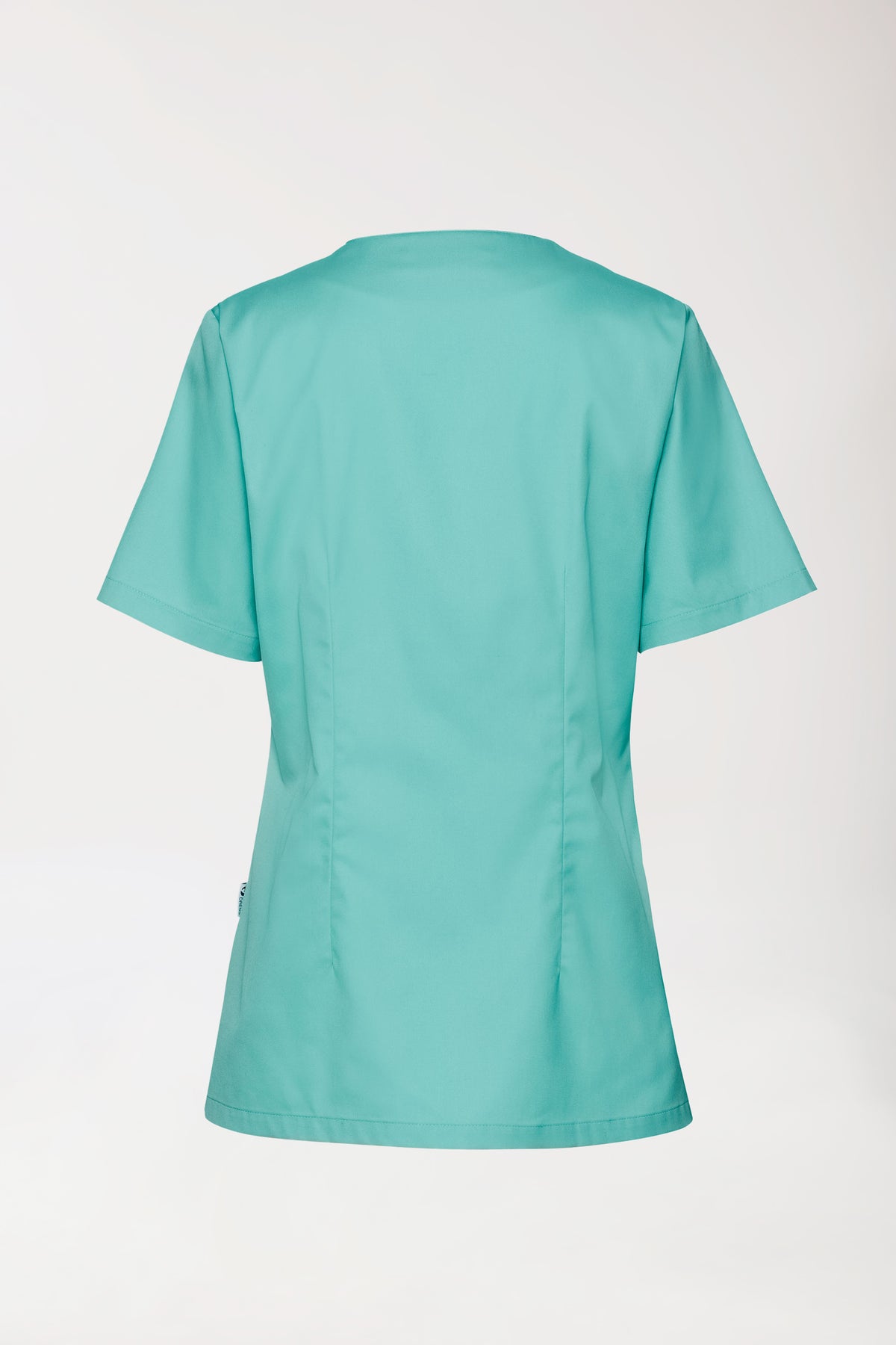 CORE Schlupfkasack Damen - Herzausschnitt aqua green, Rückansicht 