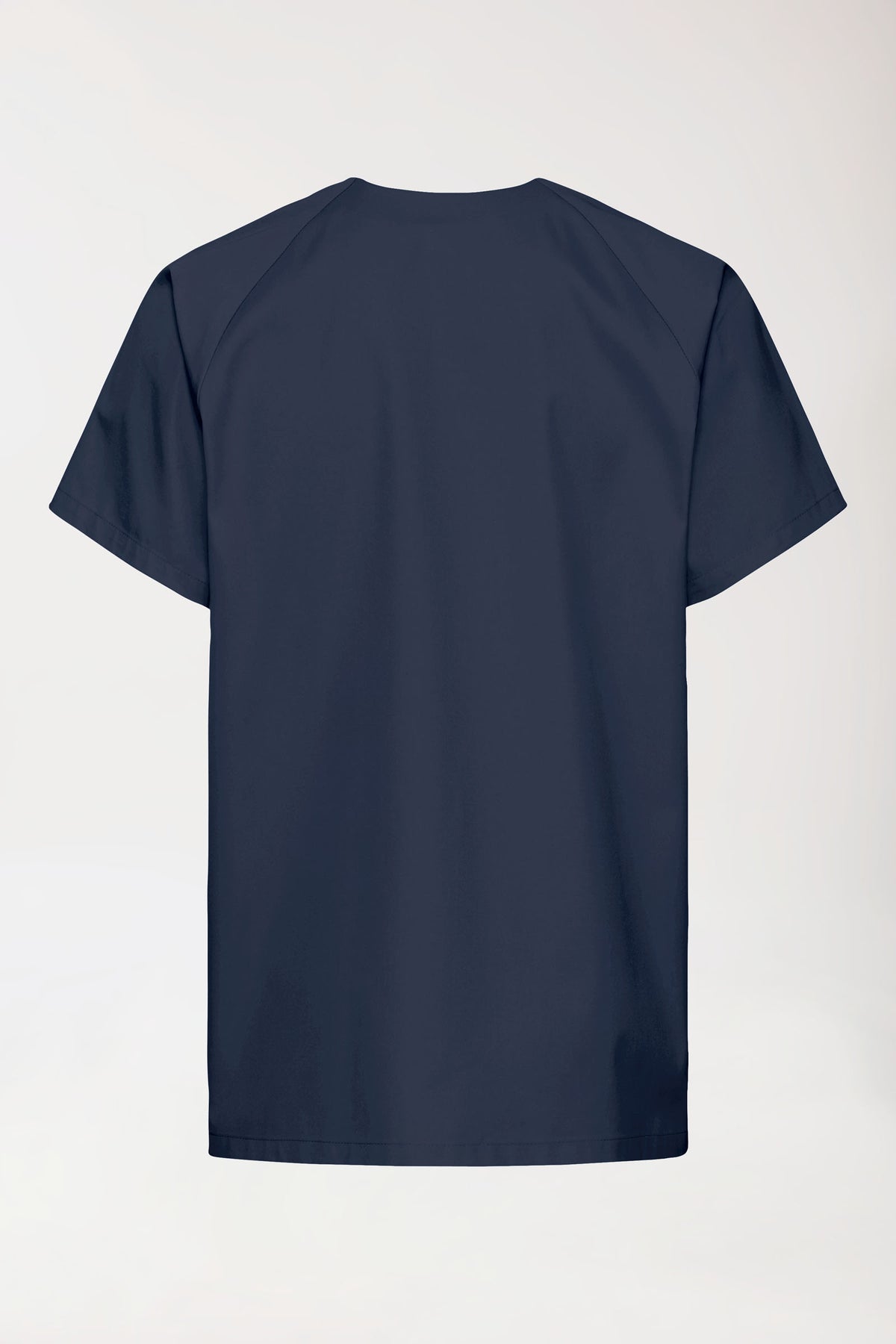 Kasack Herren - Druckknopfleiste navy, Rückansicht 