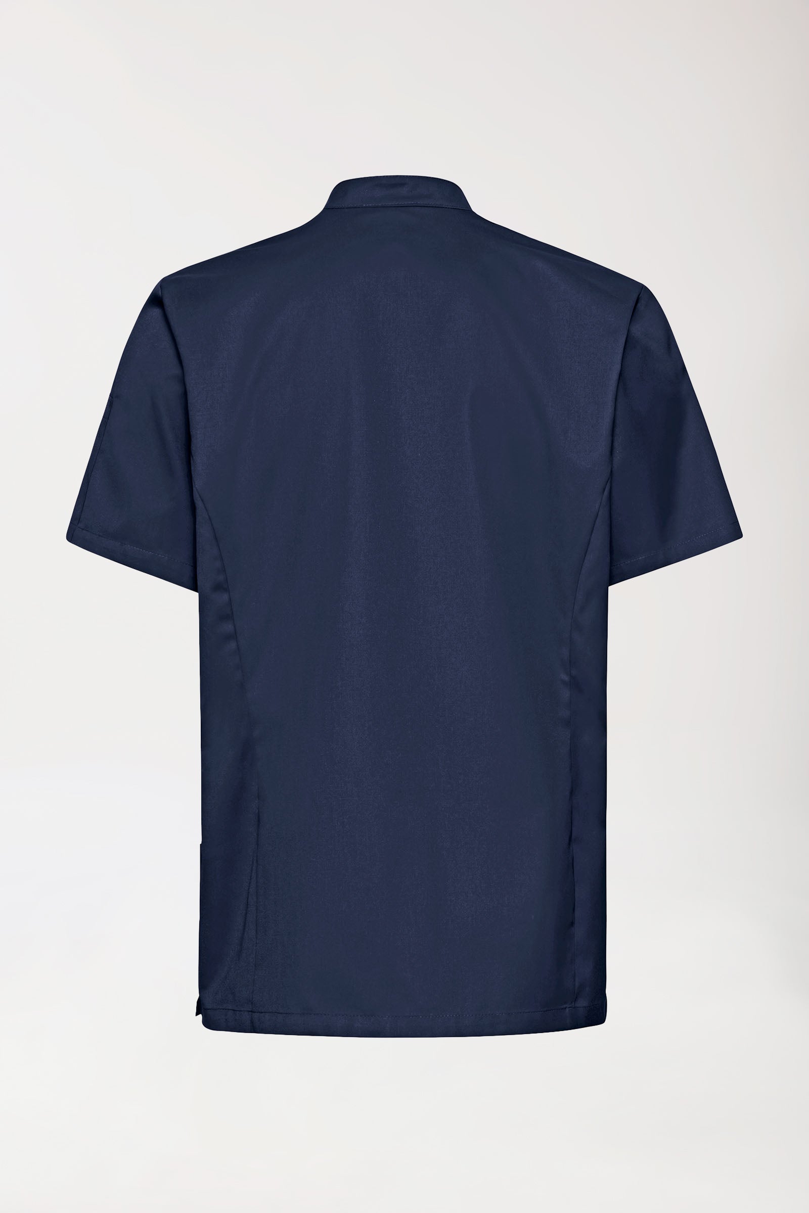 Gastro Kochjacke Herren - 1/2 Arm navy, Rückansicht 