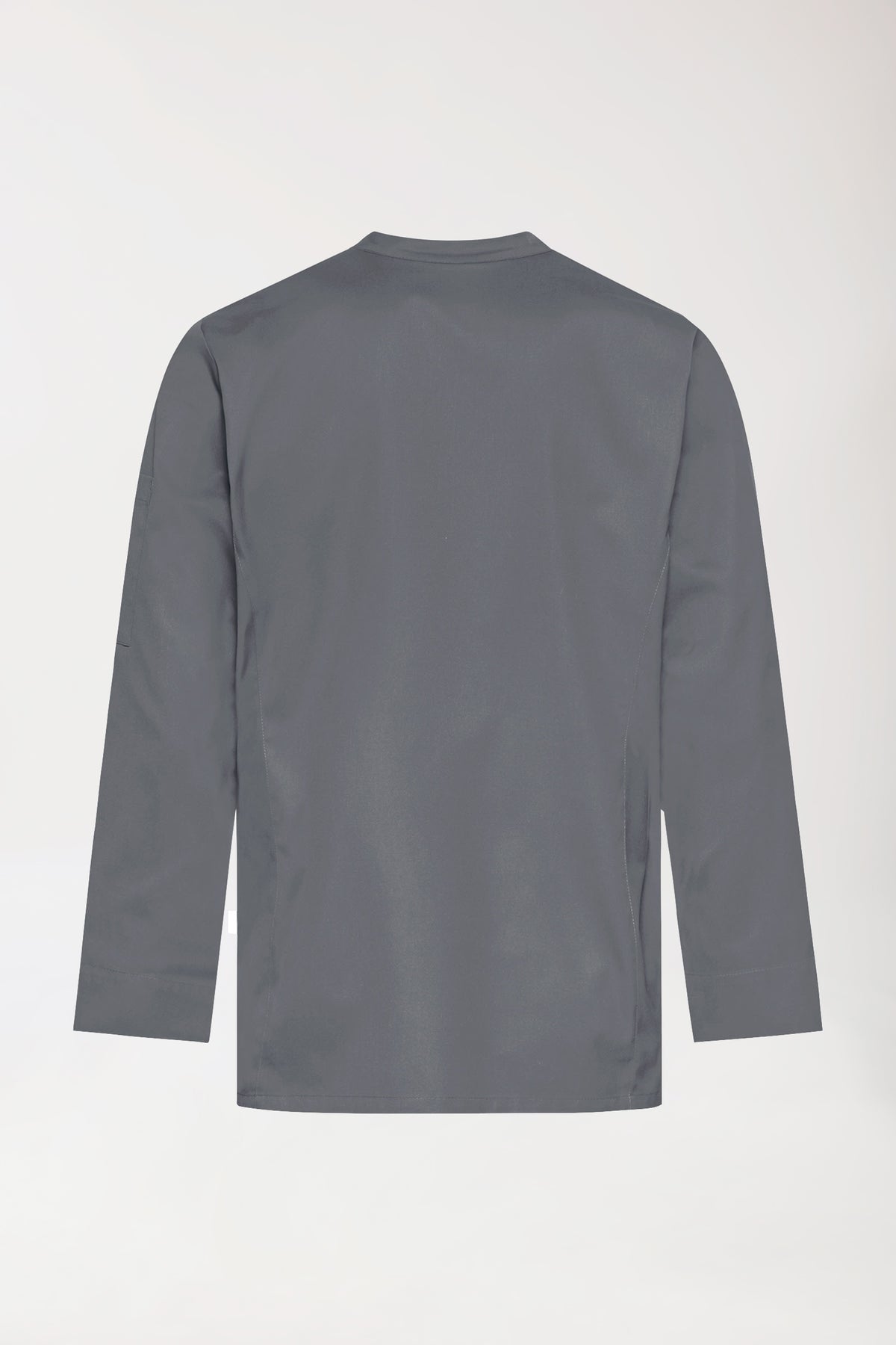 Gastro Kochjacke Herren - 1/1 Arm steingrau, Rückansicht 