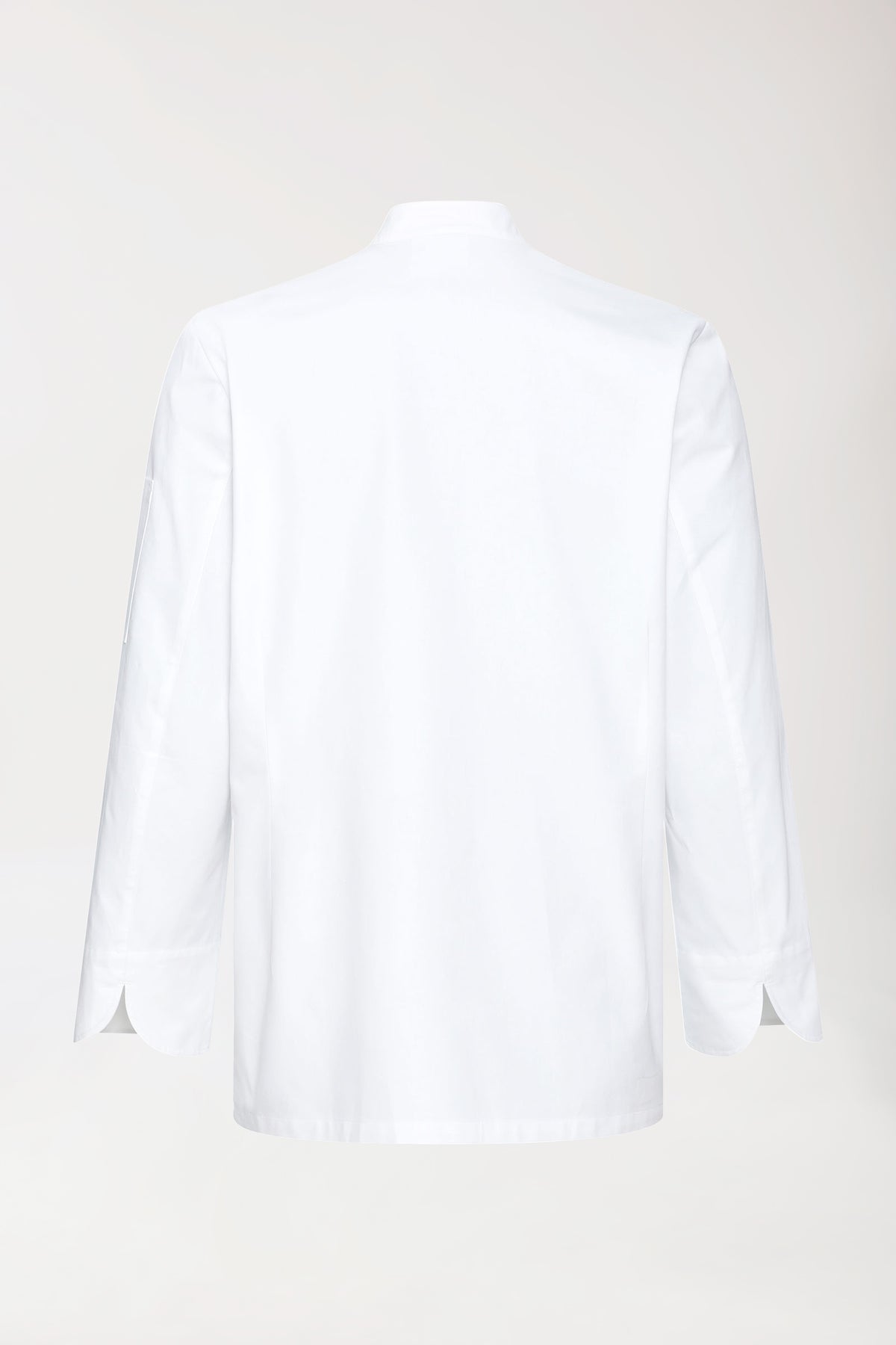 Gastro Kochjacke Herren aus Baumwolle - 1/1 Arm weiß, Rückansicht 