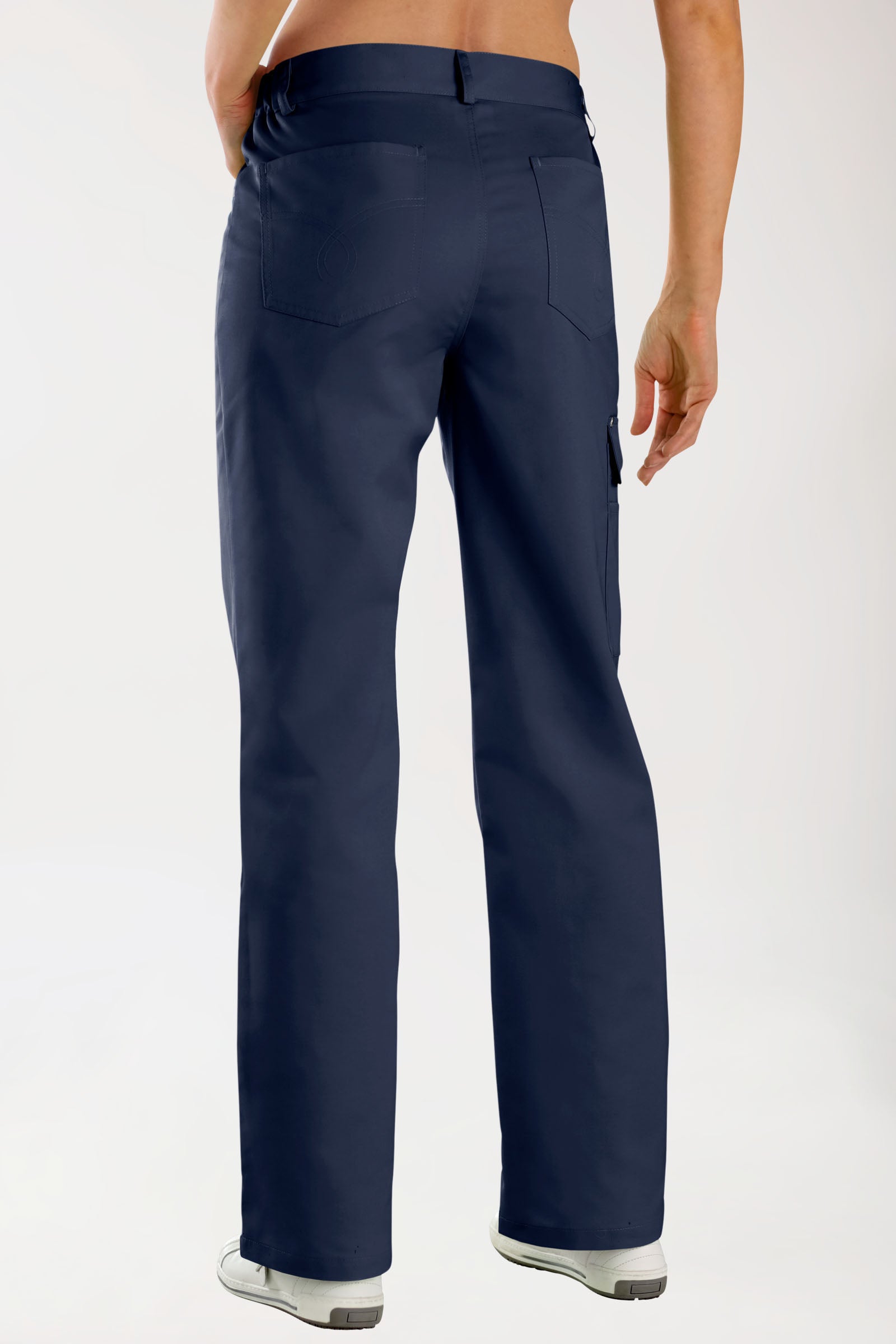 JUST STRONG Hose Unisex - Teilgummibund navy, Rückansicht 