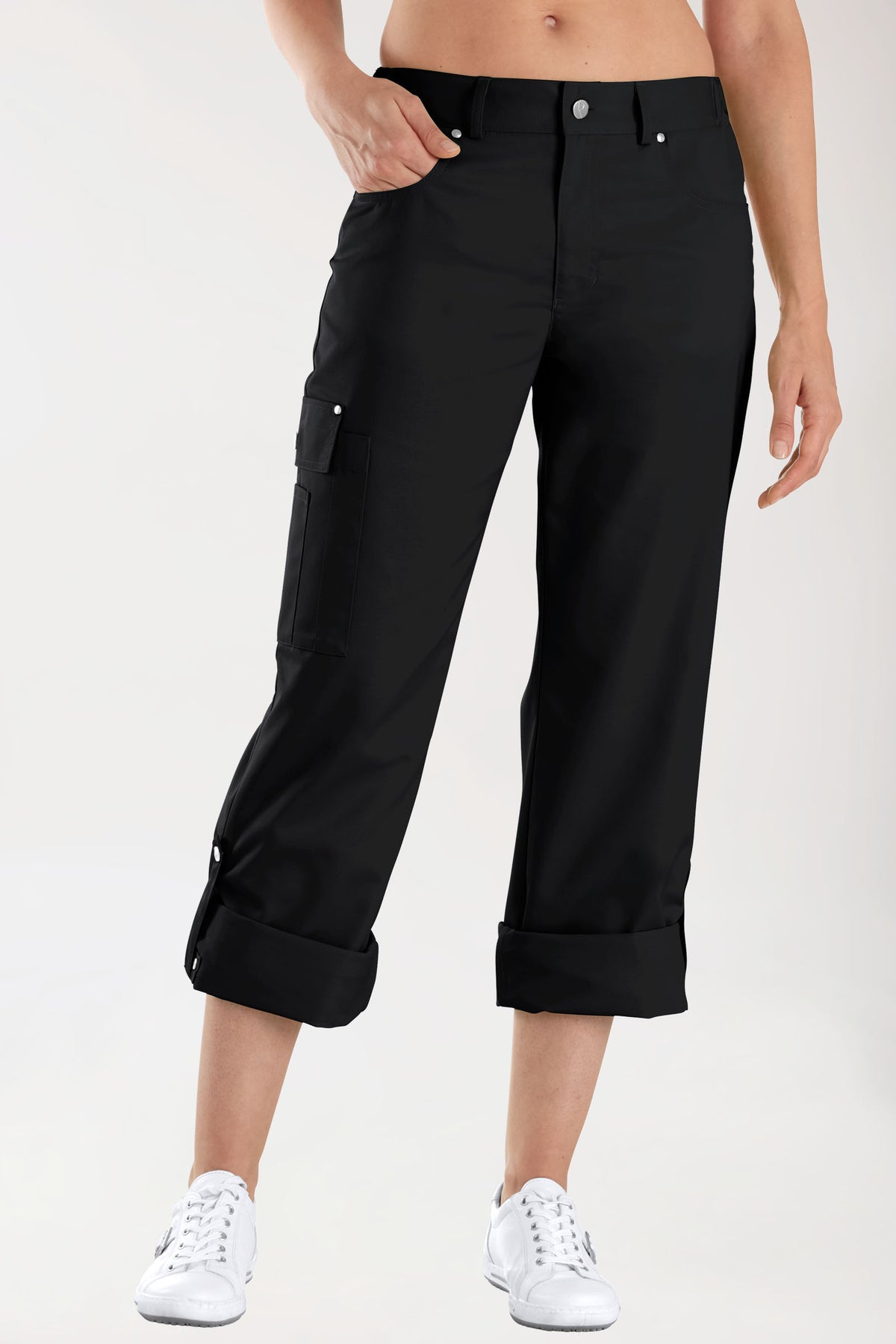 JUST STRONG Hose Unisex - Teilgummibund schwarz, Rückansicht 