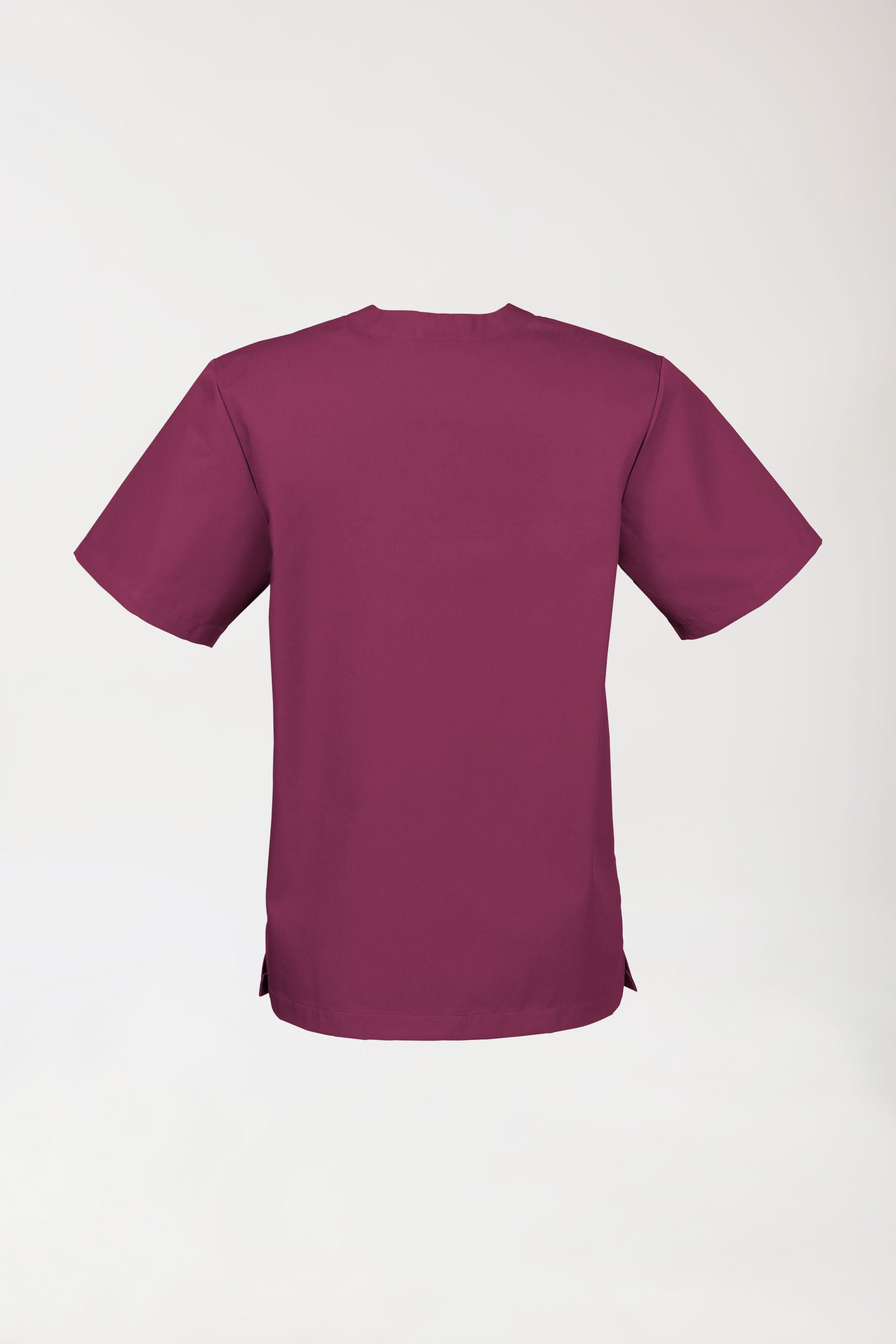 JUST STRONG Schlupfkasack Unisex - V-Ausschnitt berry, Rückansicht 
