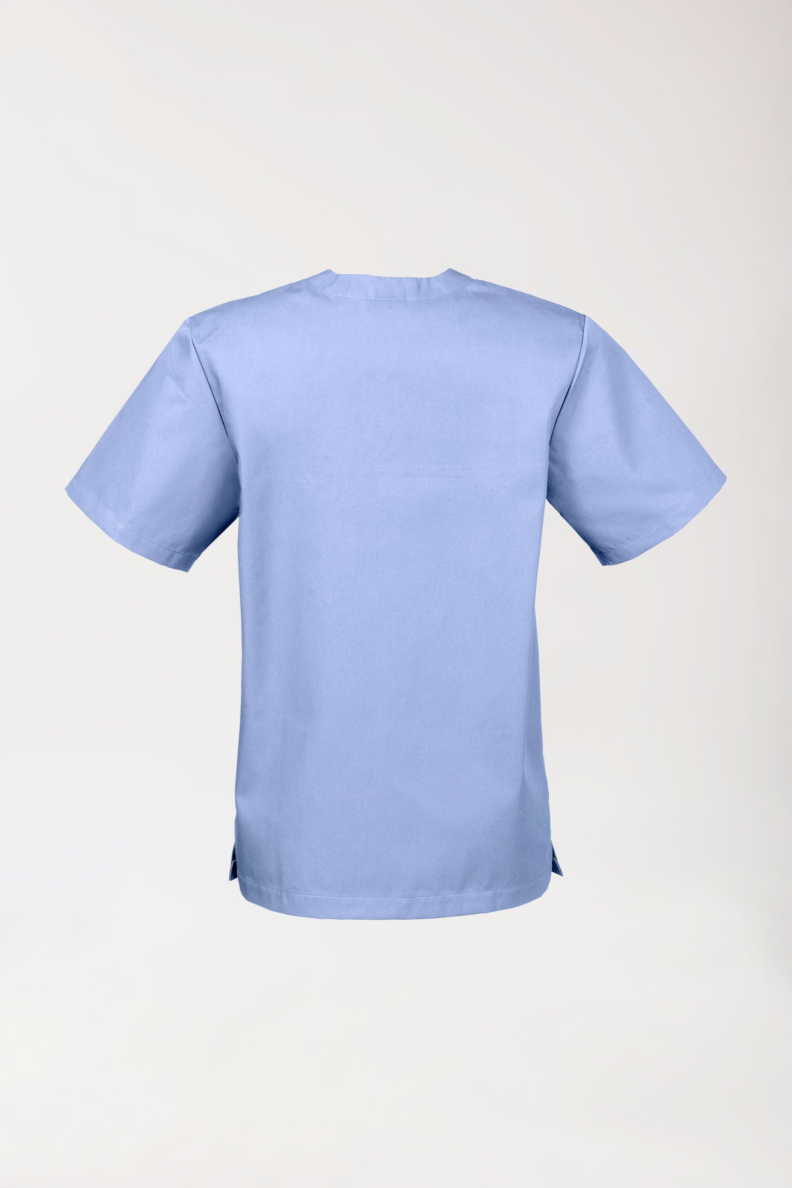 JUST STRONG Schlupfkasack Unisex - V-Ausschnitt eisblau, Rückansicht 